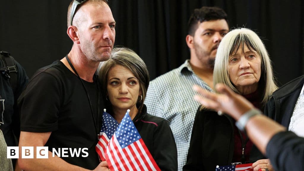 US has let in 4,499 refugees since October - all but three were South African