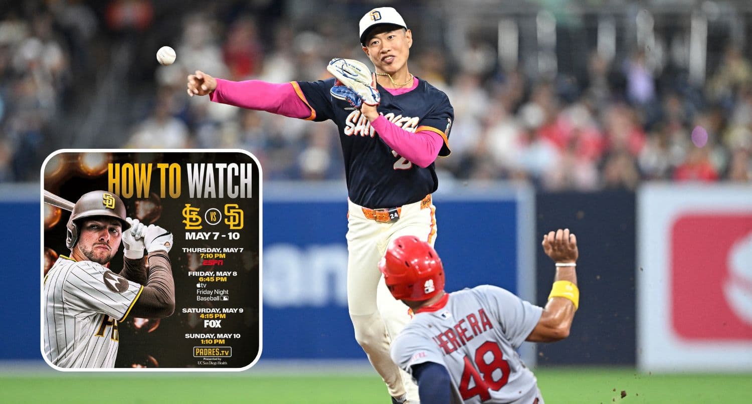 The St. Louis Cardinals-San Diego Padres series television schedule frustrated MLB fans. Credit: Denis Poroy-Imagn Images via Reuters Connect; San Diego Padres on X
