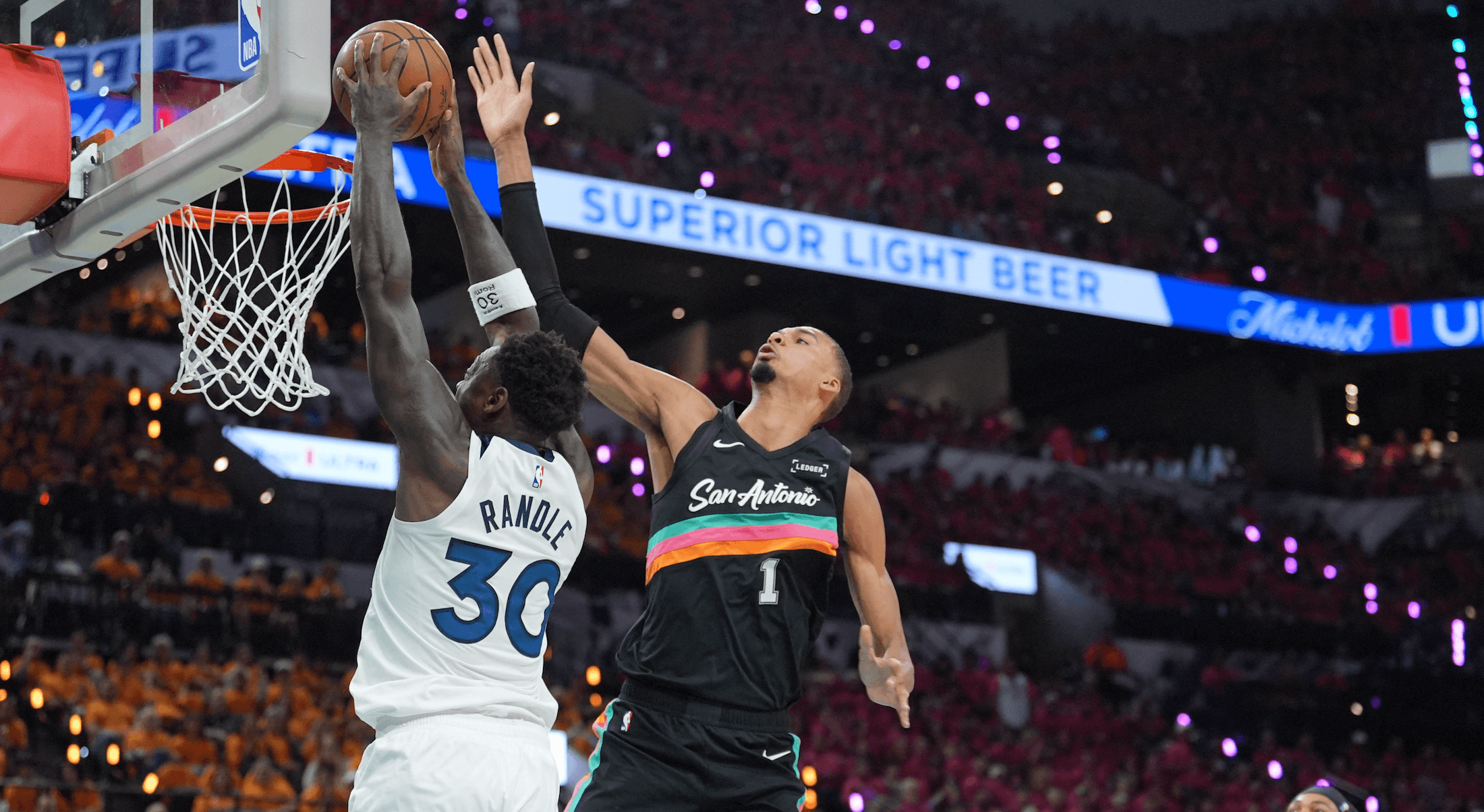 Timberwolves Spurs Julius Randle Victor Wembanyama 2026 NBA Playoffs