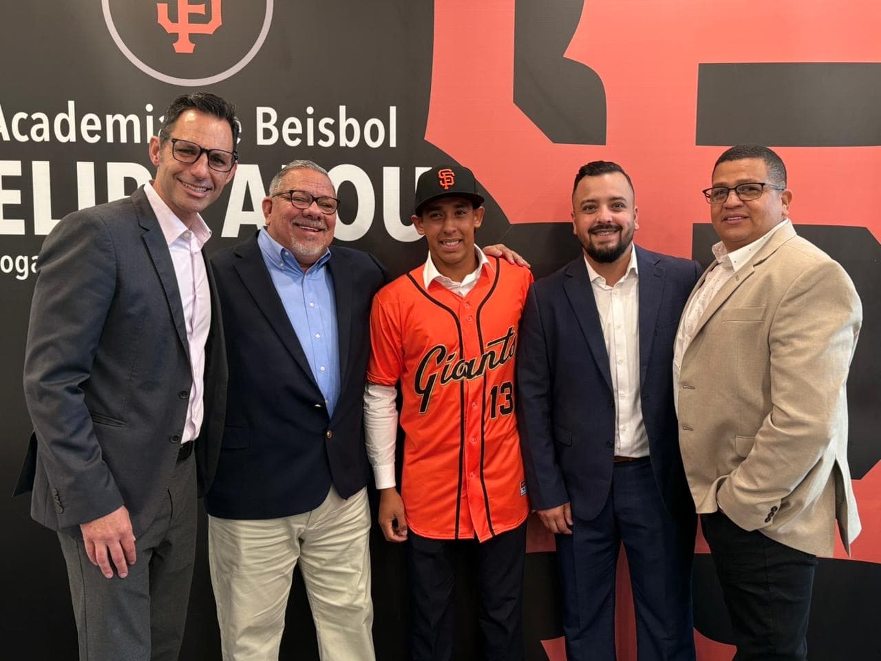 Luis Hernández on signing day.