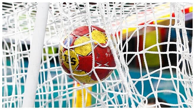 Un balón de balonmano /