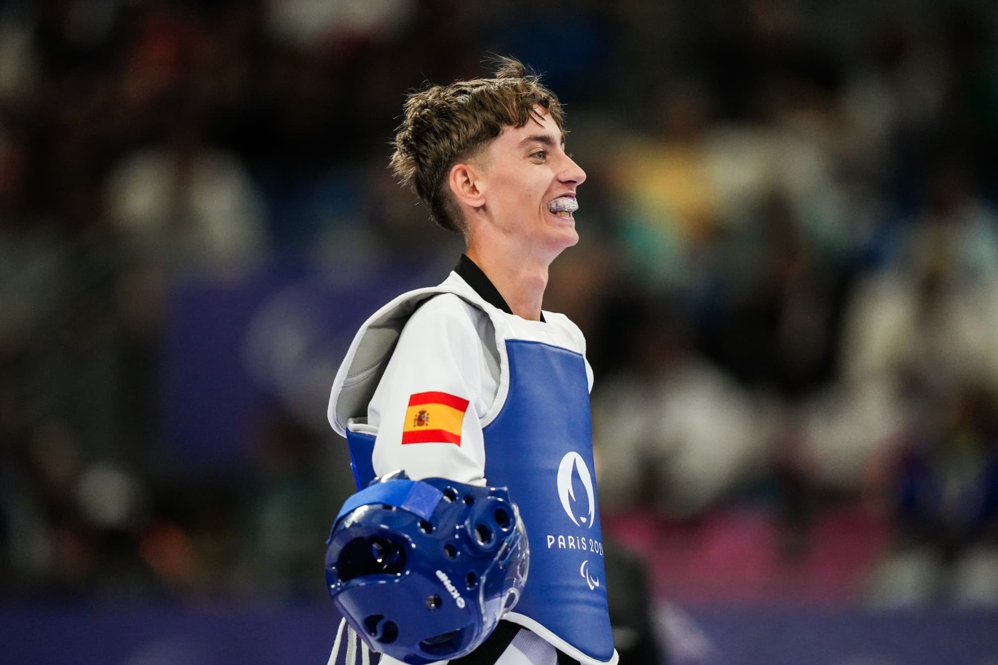 Joel Martín, en su debut en los Juegos Paralímpicos.