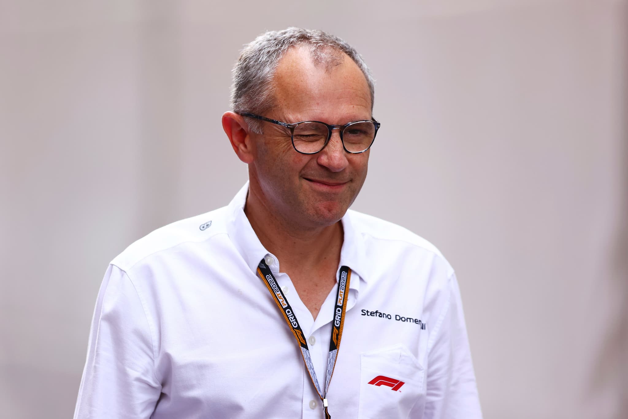 Stefano Domenicali sonriente