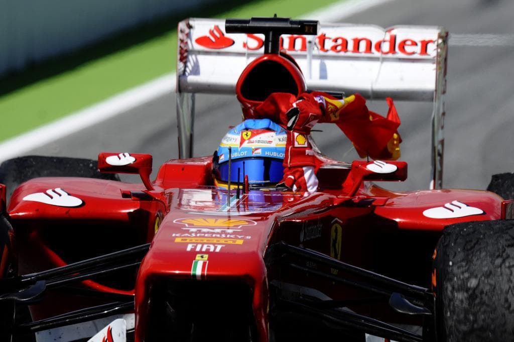 Fernando Alonso, en su etapa en Ferrari (Barcelona 2013).