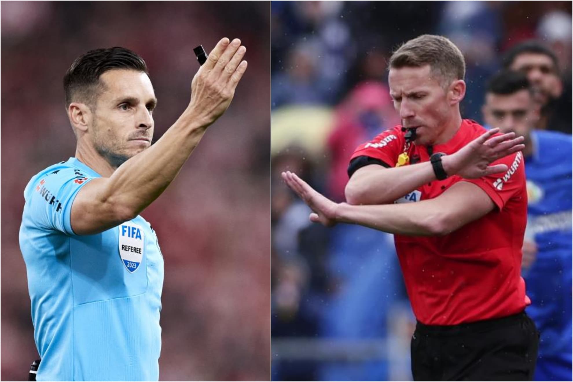 Un montaje con una imagen de Del Cerro Grande y otra de Hernández Hernández.