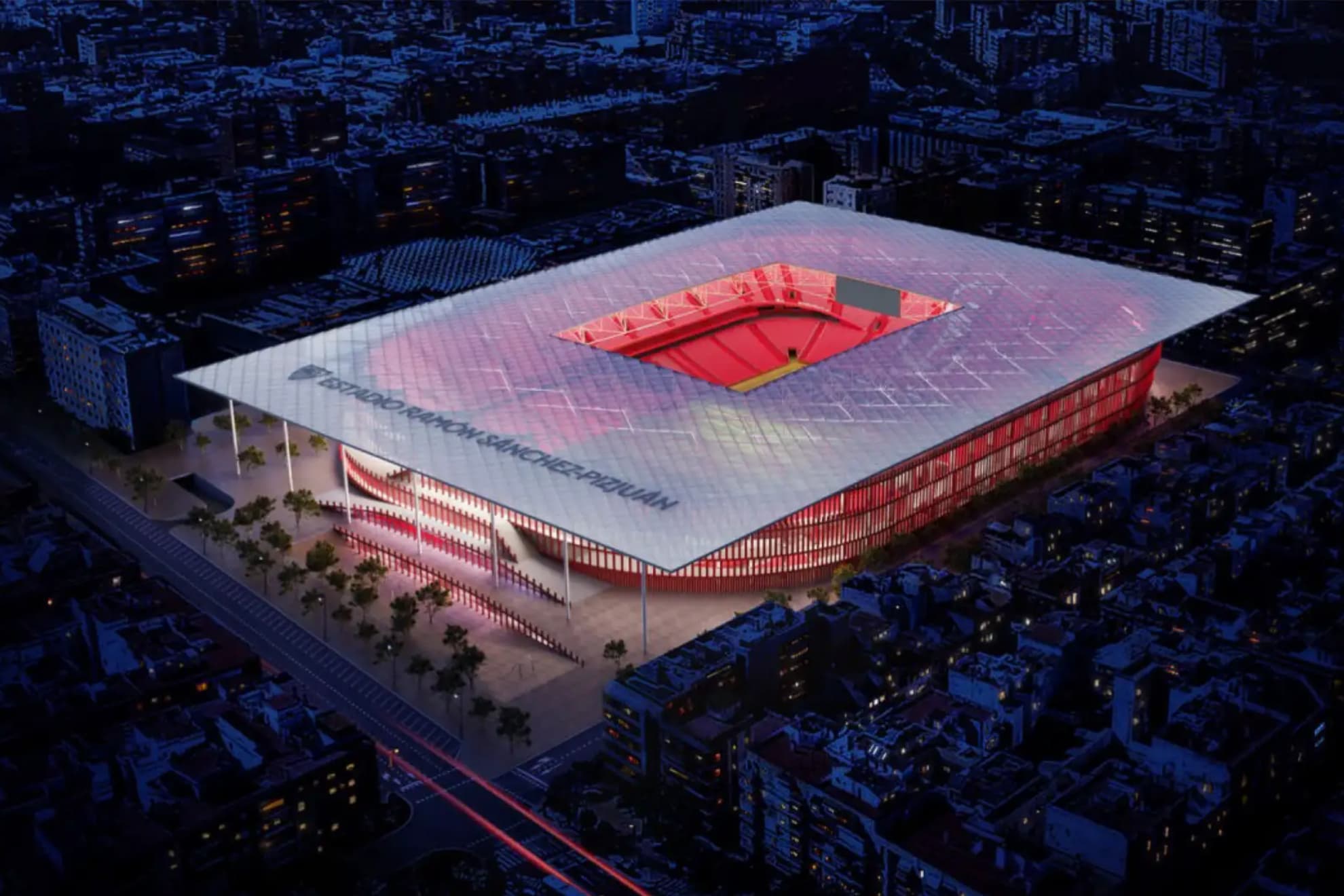 Recreación del futuro Sánchez-Pizjuán