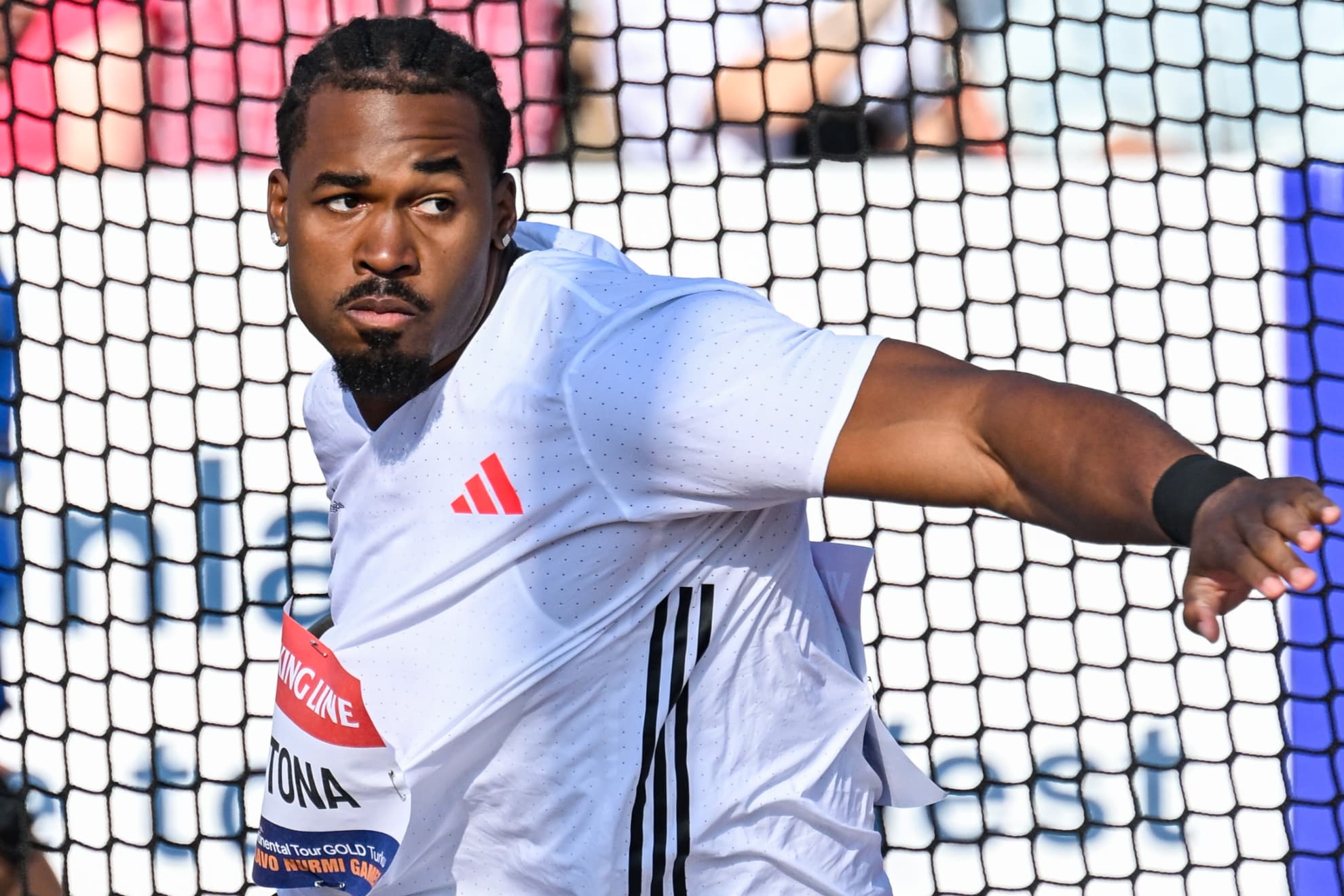 Roje Stona, en competición.