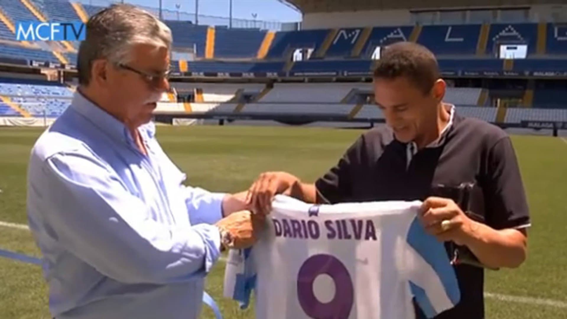 Darío Silva jugó su último partido con el Málaga hace 13 años marcando dos goles al Sevilla en La Rosaleda.