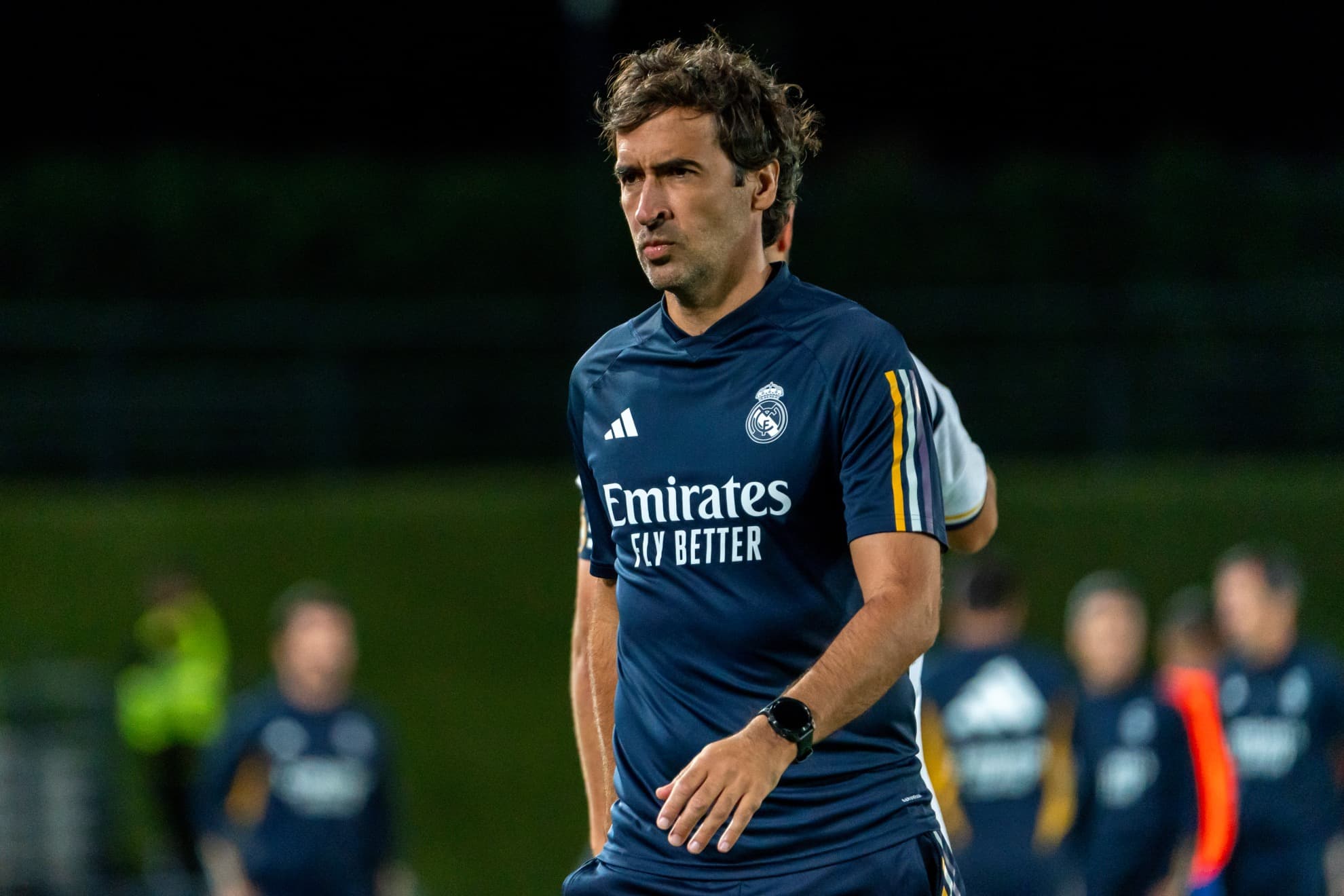 Raúl González, en su etapa en el Castilla.
