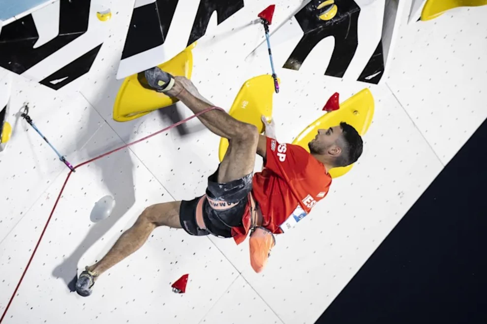 Alberto Ginés, en la Copa del Mundo.