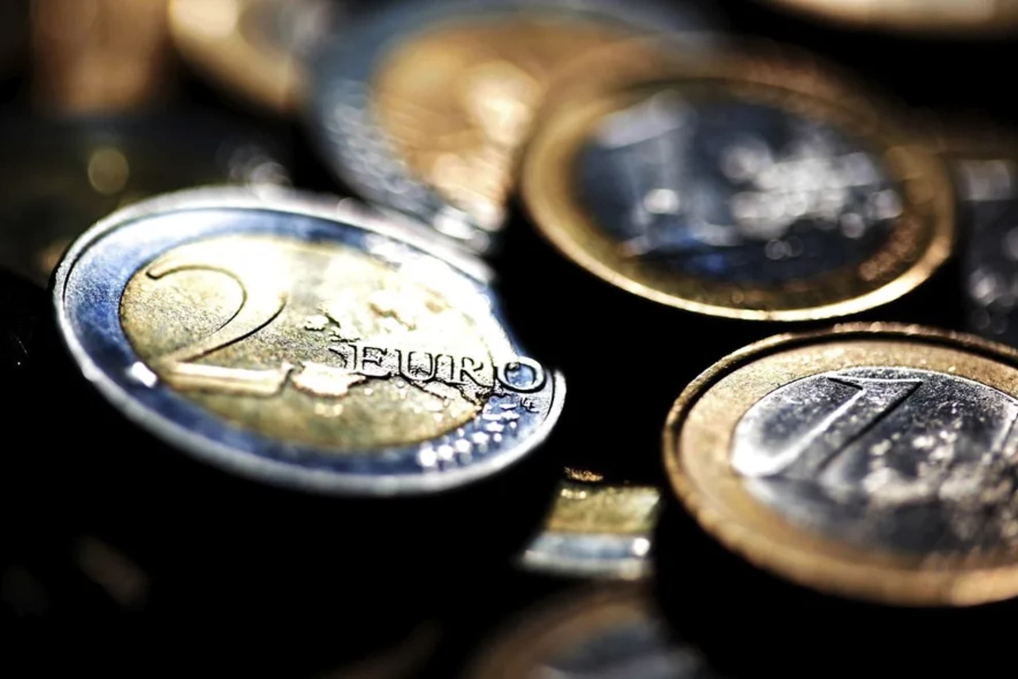 Monedas de euros.