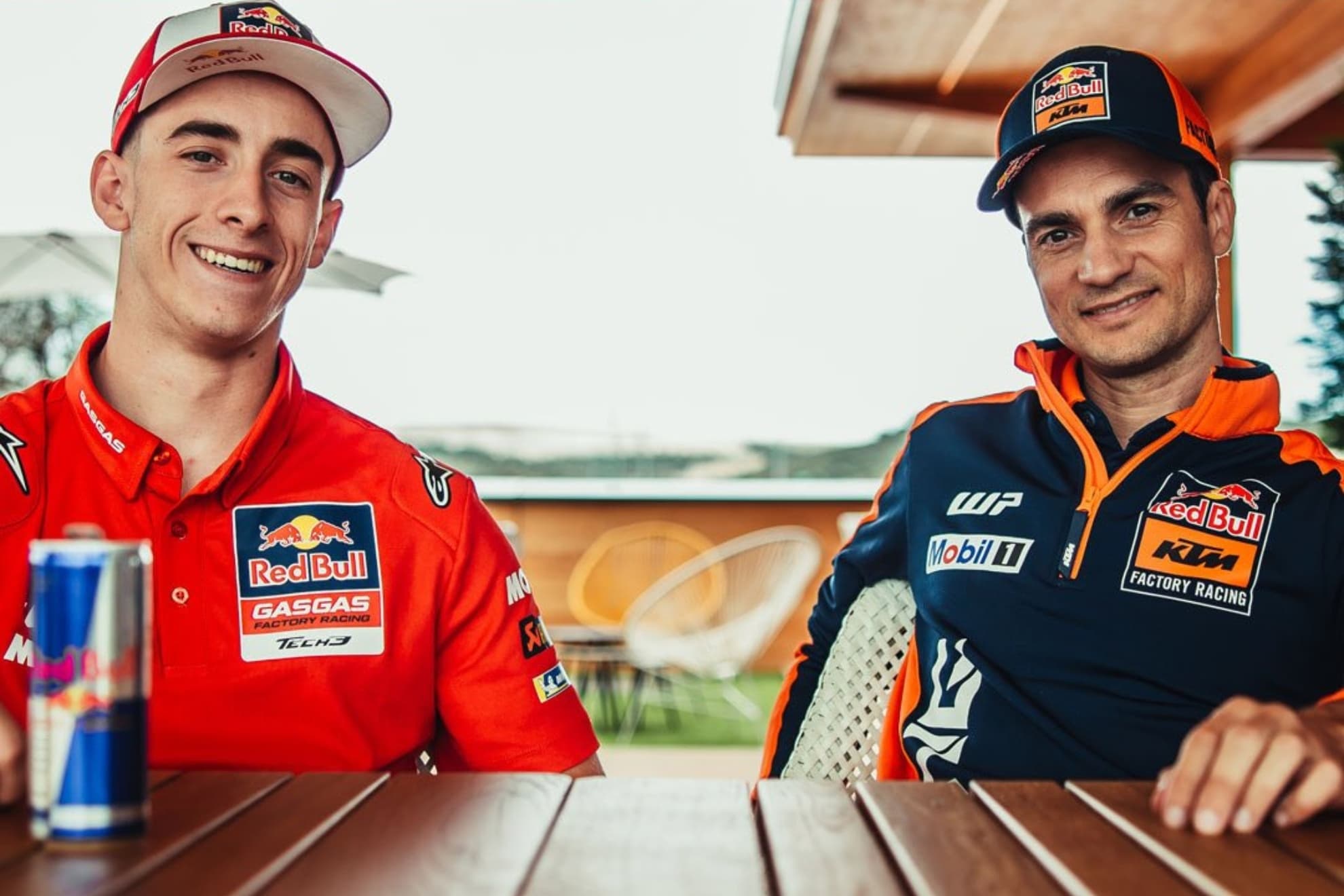 Pedro Acosta y Dani Pedrosa, en el pasado.