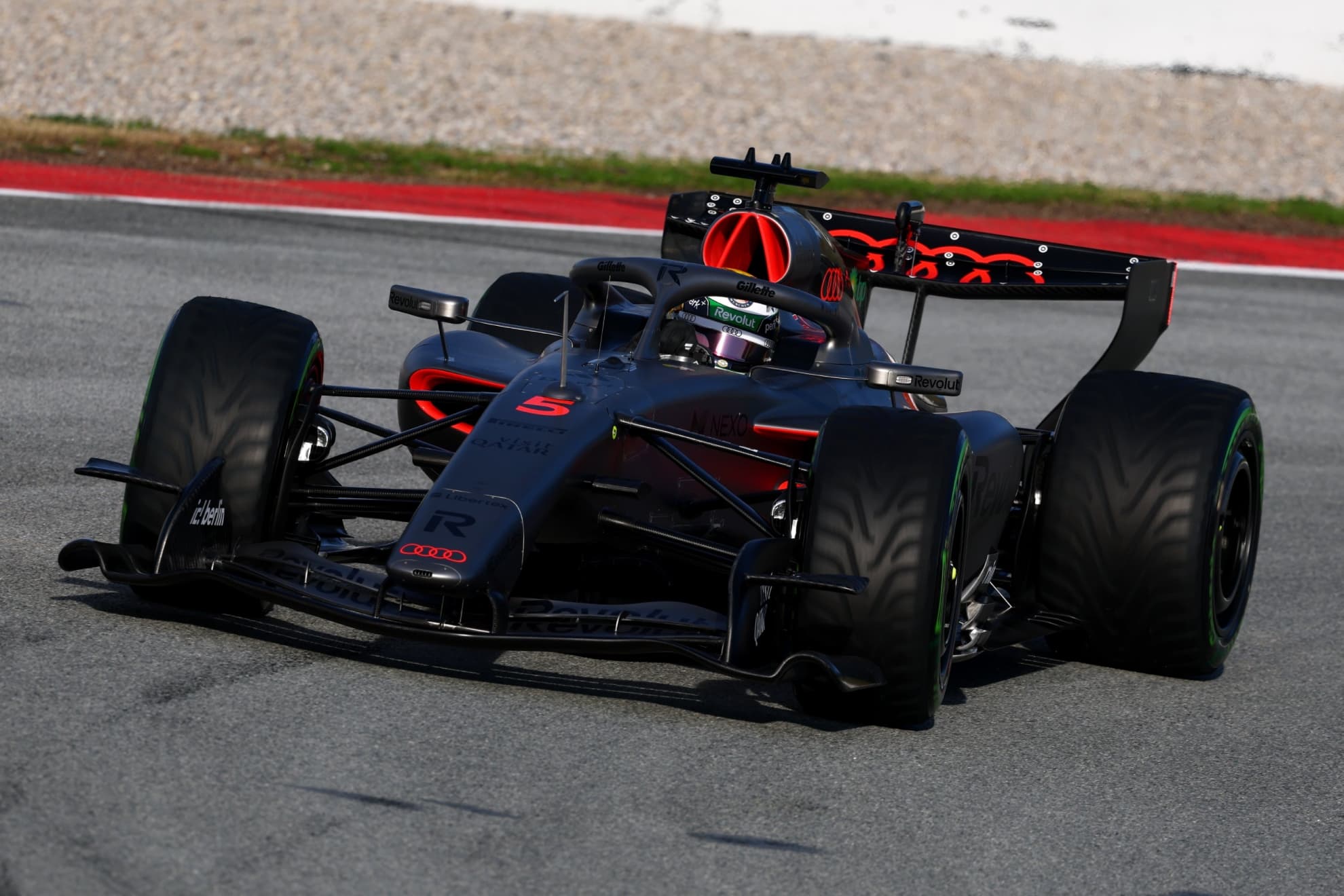 Audi durante los test de Bahréin