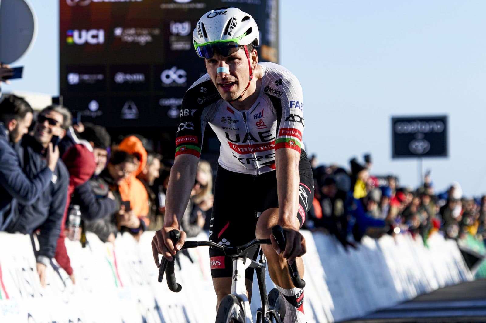 Joao Almeida, durante la Vuelta al Algarve.