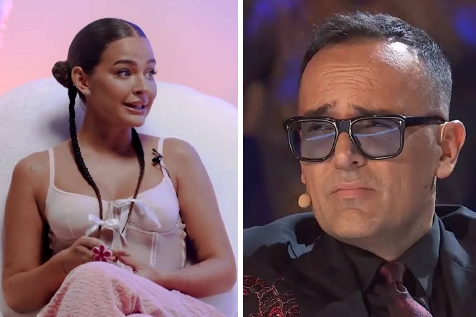 Laura Escanes y Risto Mejide.