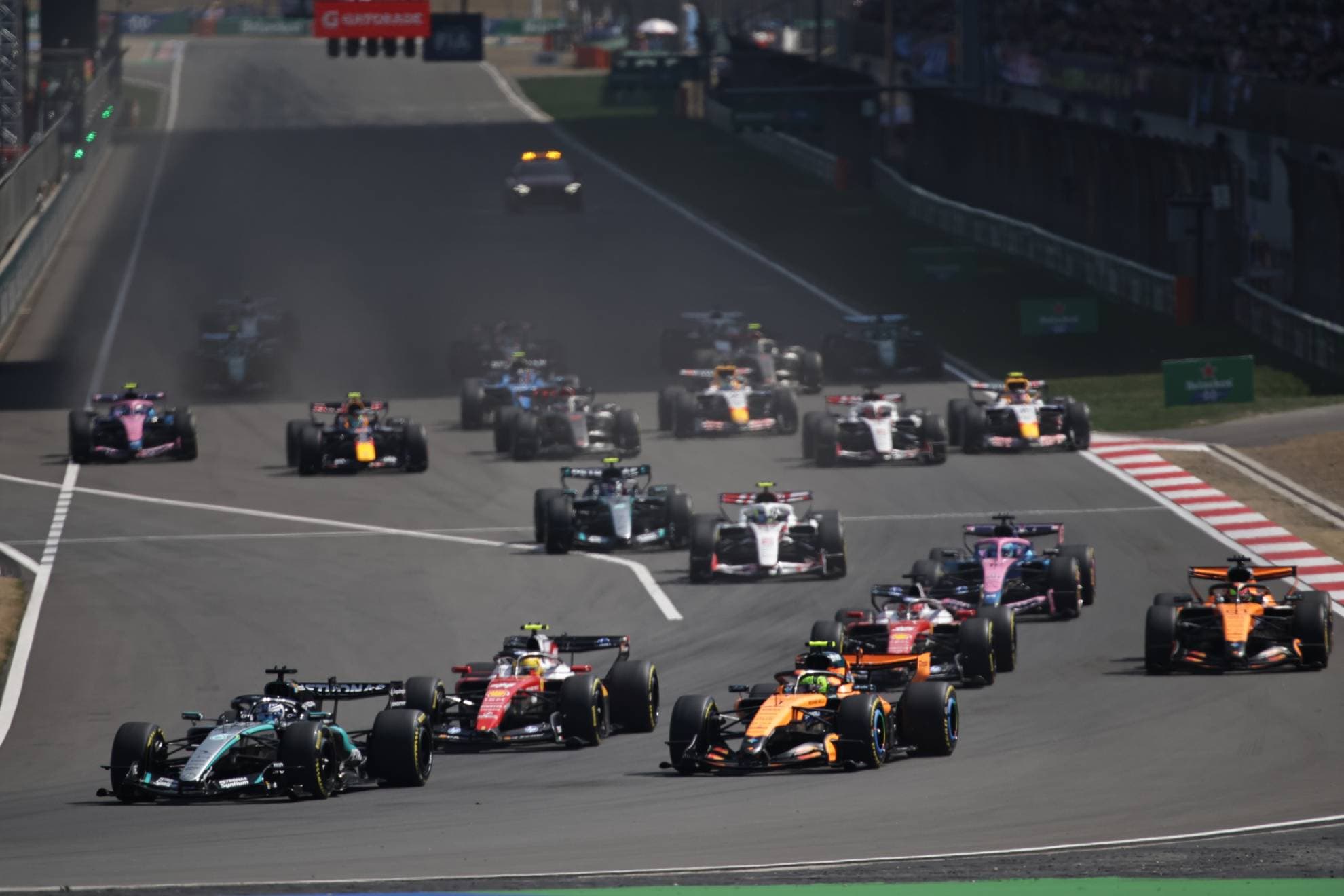 Salida del GP de China de F1