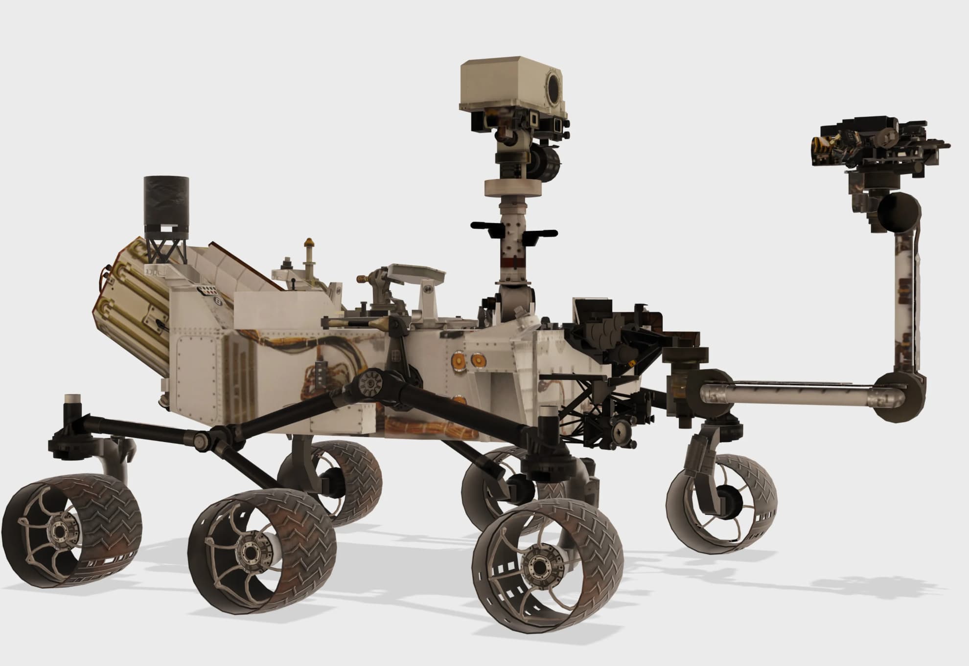 El rover Curiosity examina Marte