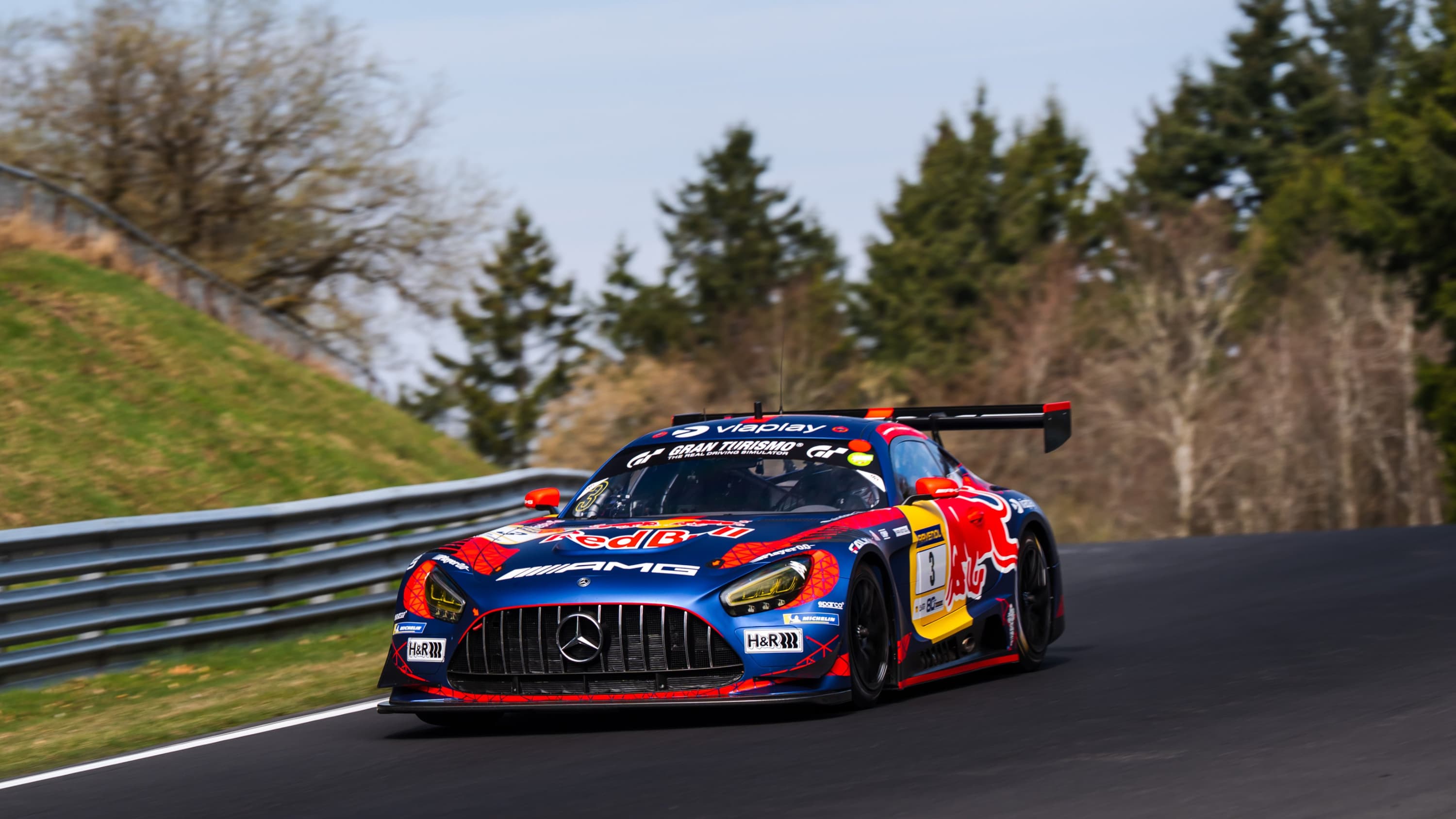 Verstappen a bordo del Mercedes AMG GT3