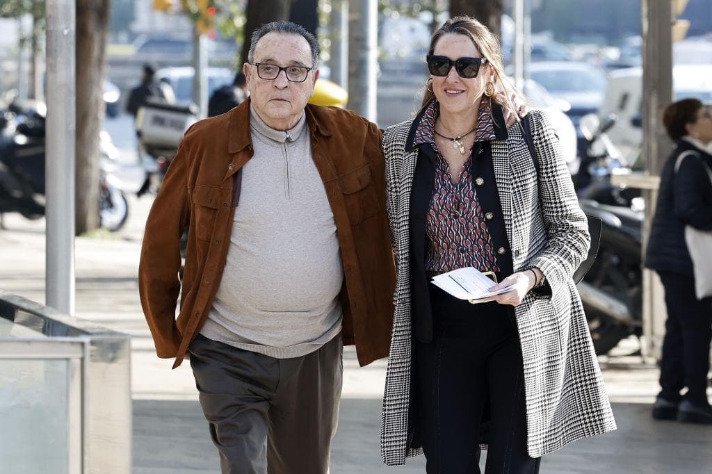 Negreira, a su llegada a la Ciudad de la Justicia.