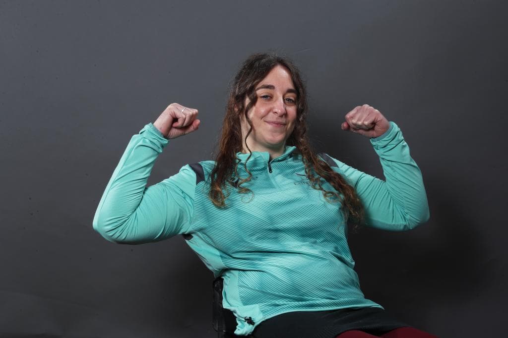Loida Zabala, halterófila paralímpica.