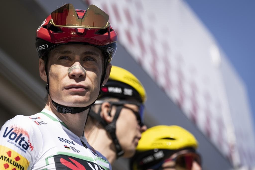 Vingegaard, en la Volta.
