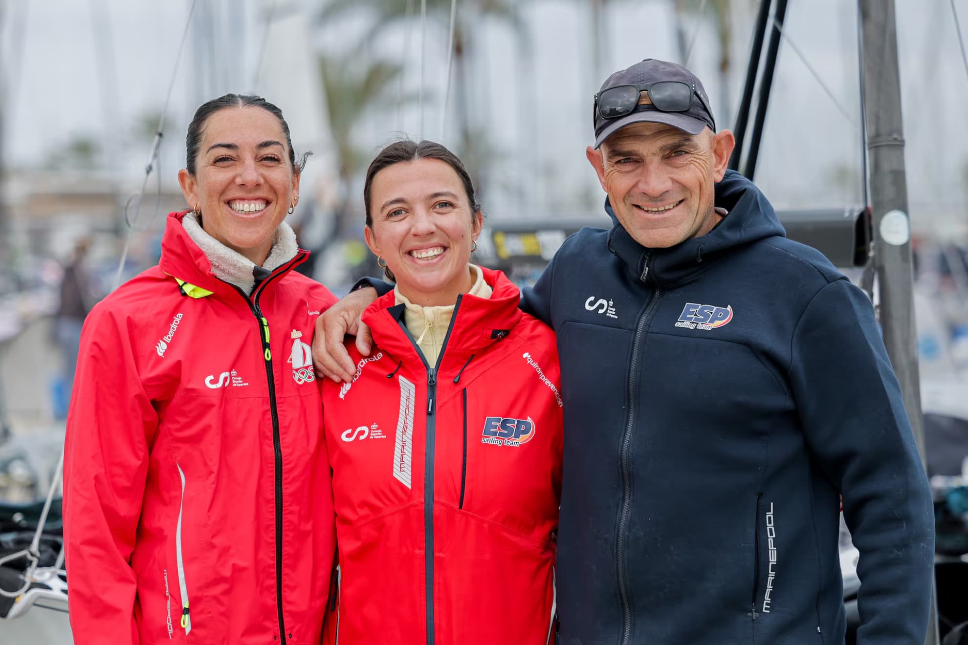 Paula Barceló, María Cantero y Xabi Fernández.