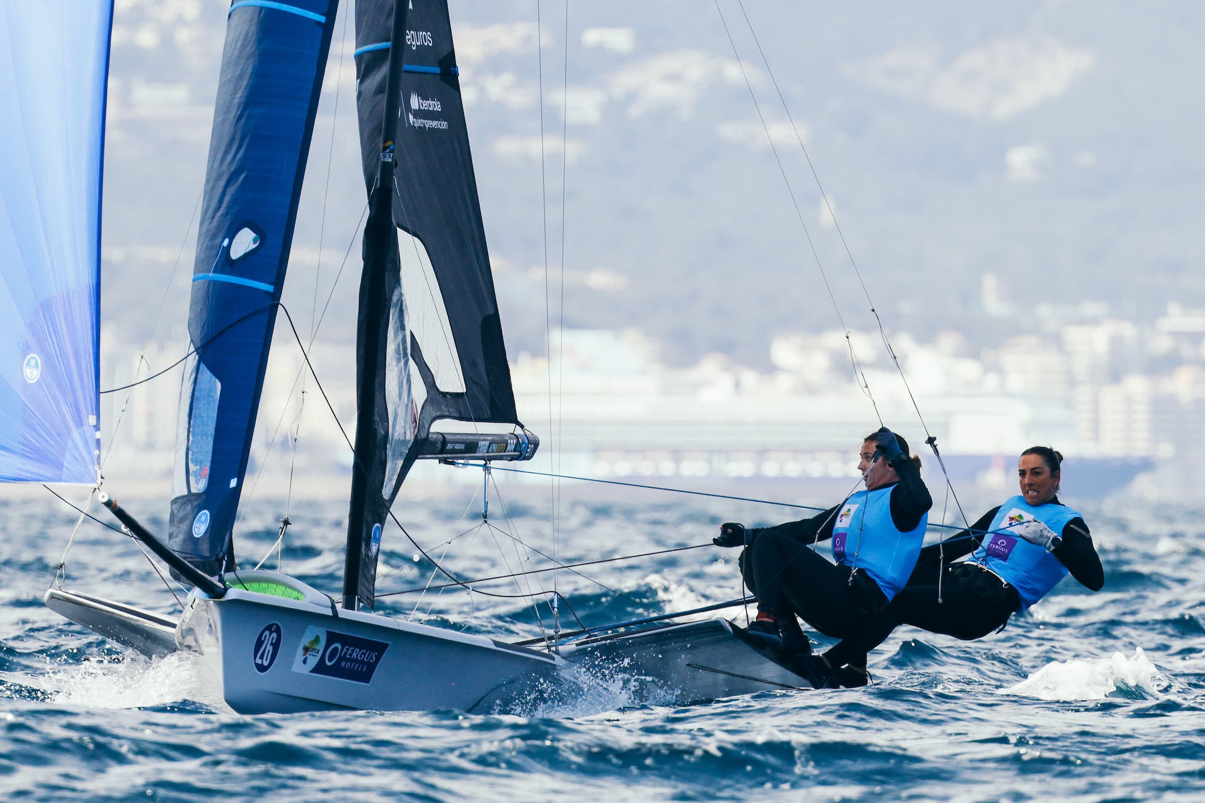 Paula Barceló y María Cantero, en la tercera jornada del Sofía.
