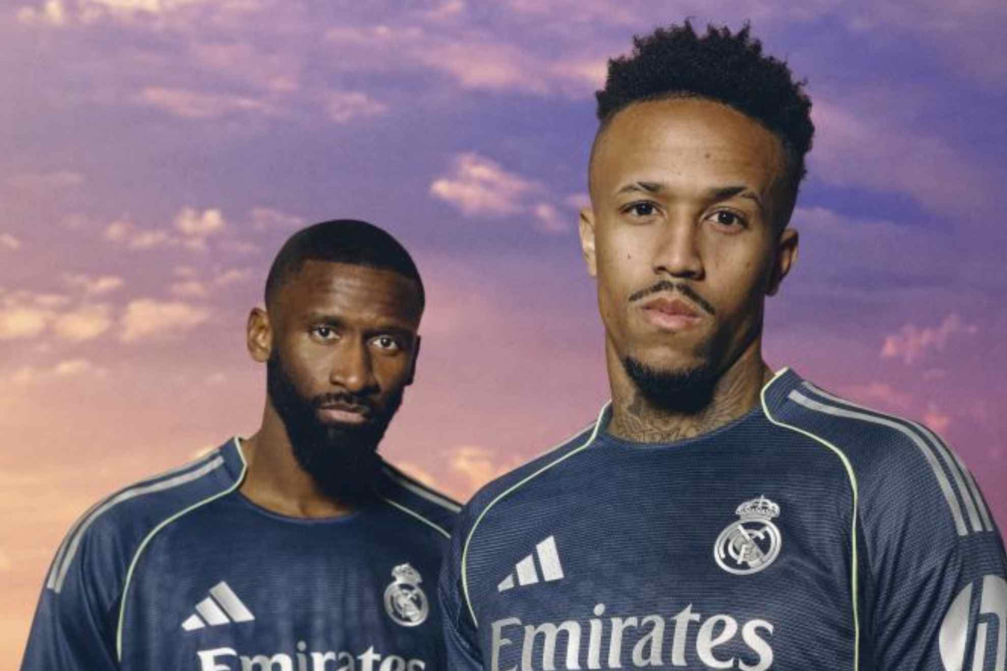 Rüdiger y Militao en una foto promocional