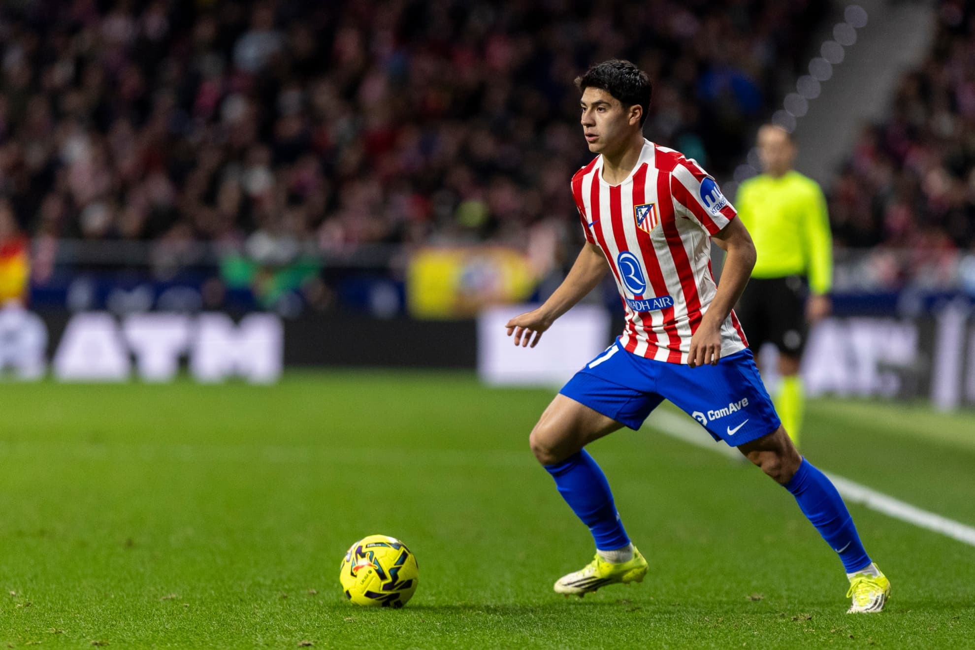 OBED VARGAS, CON EL ATLÉTICO.