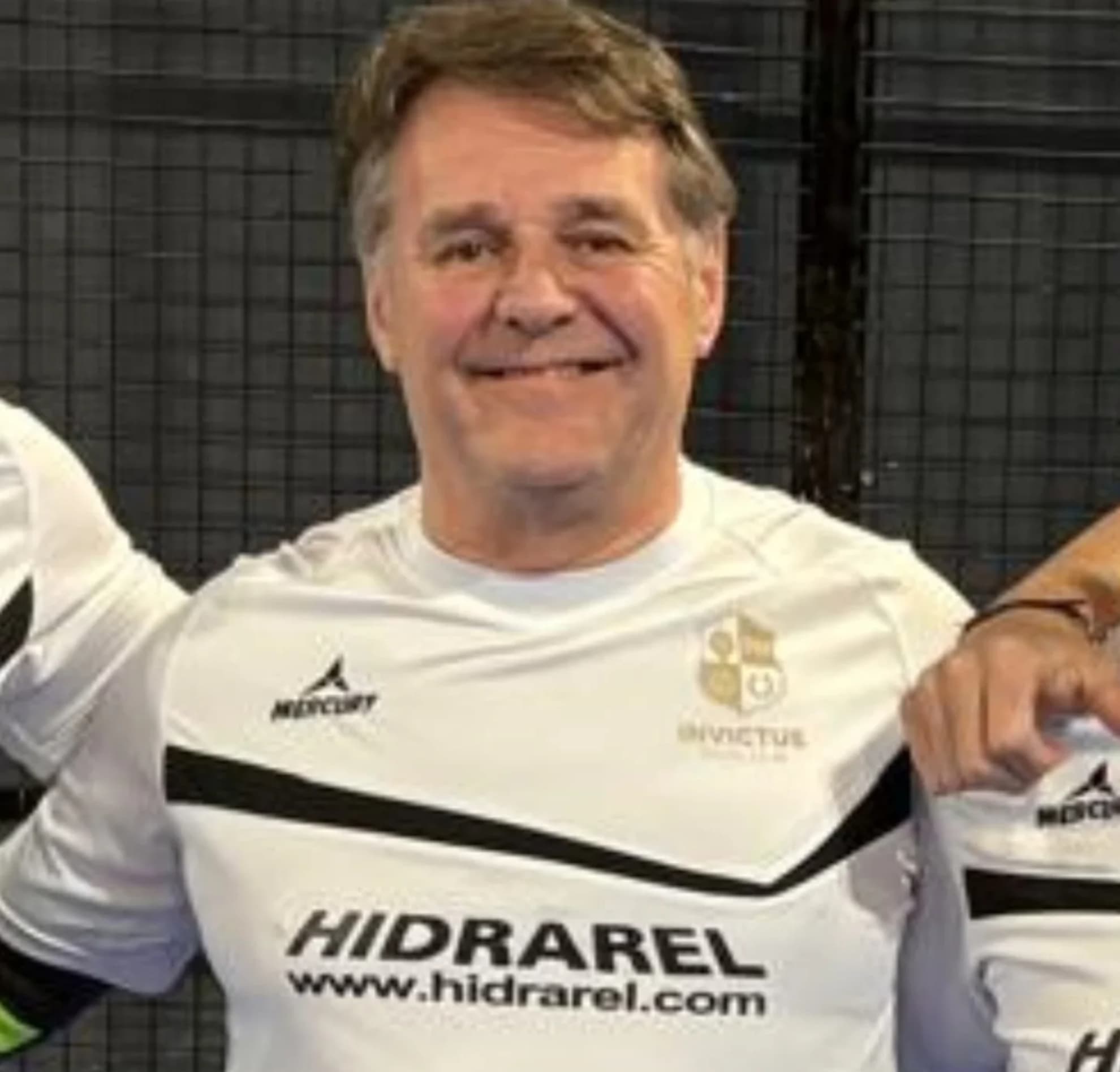 Germán Prados durante un partido de la Liga Aragonesa.