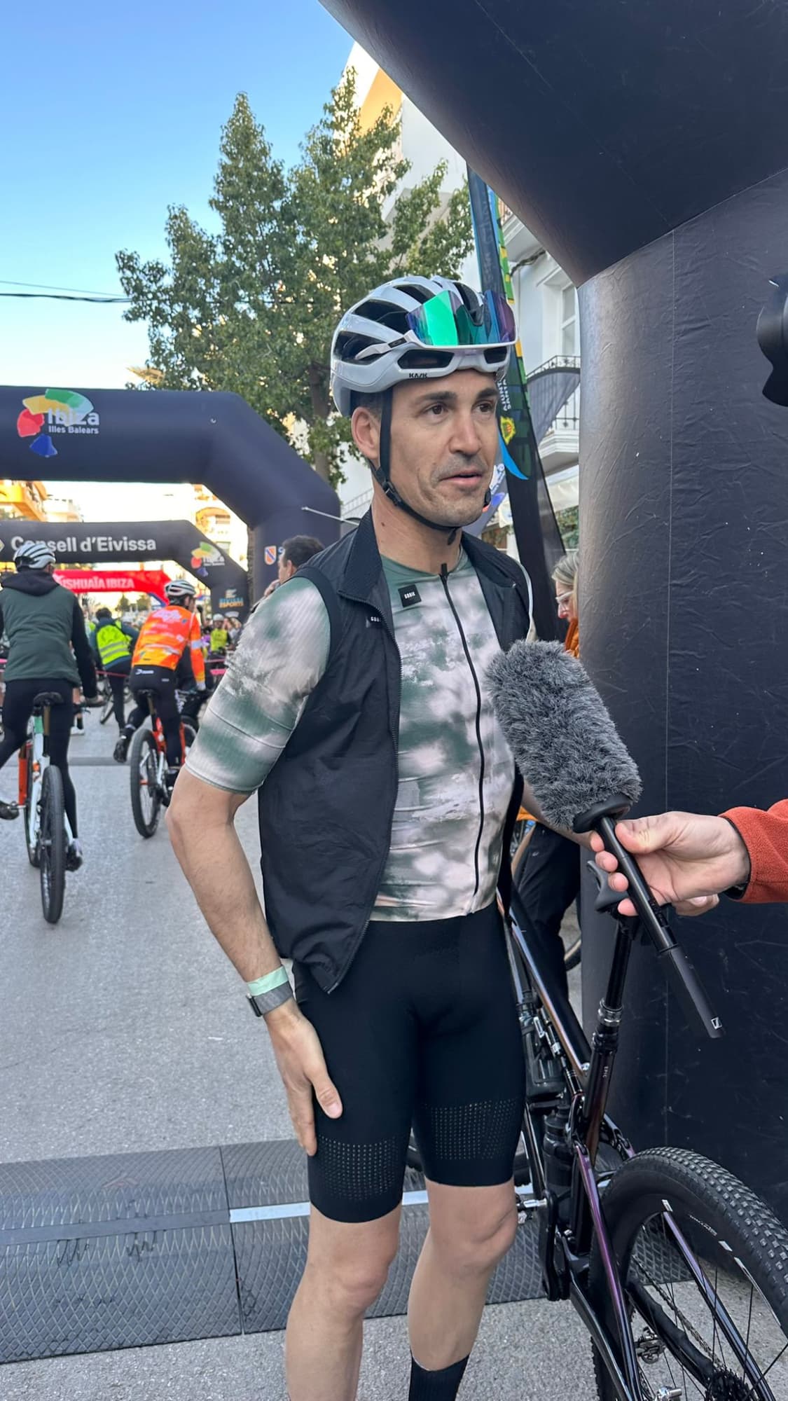 Dani Sordo antes de la segunda etapa.