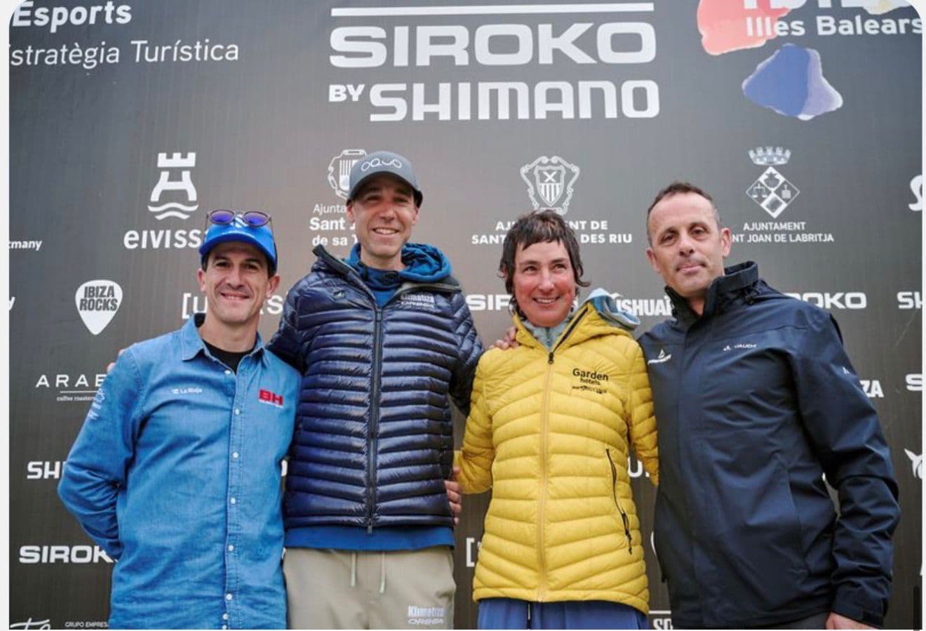 Hermida, Valero, Fullana y Coloma en Ibiza.