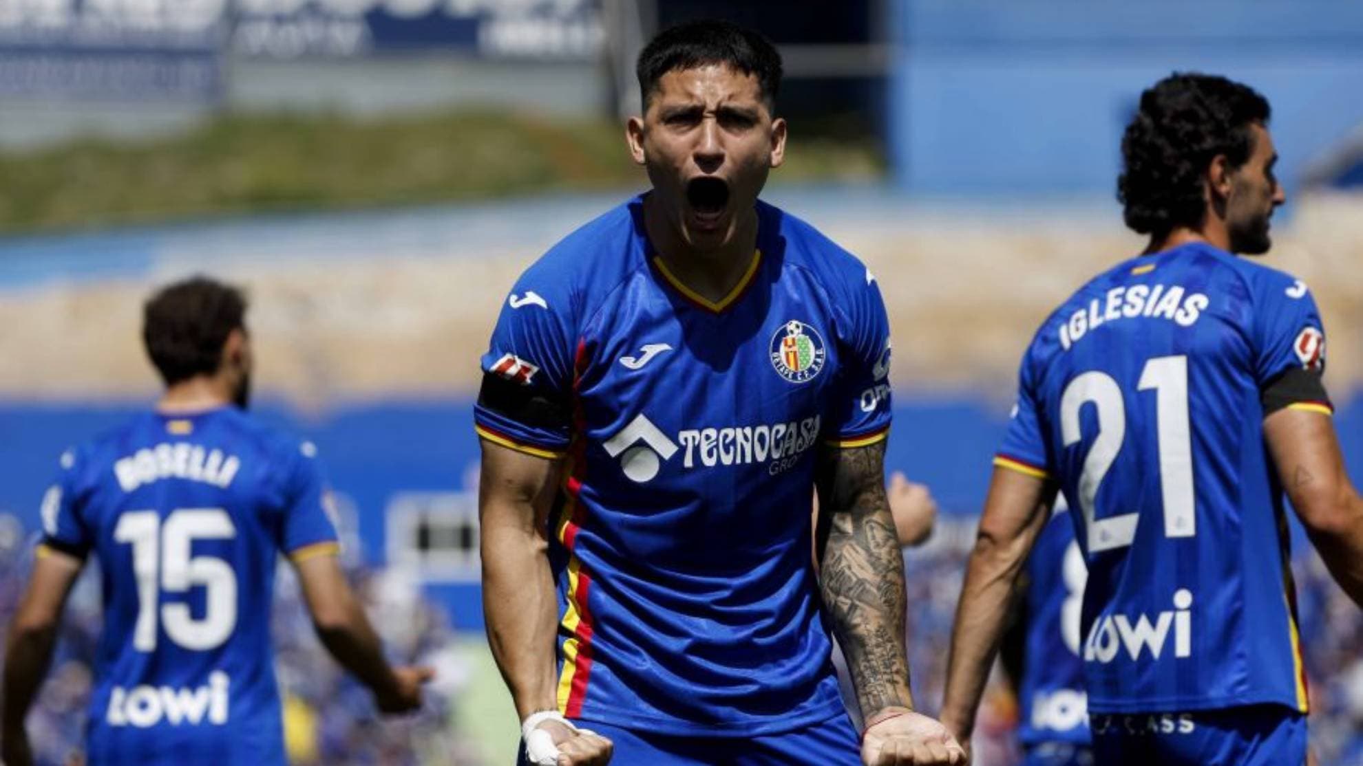 Gol de Satriano (2-0) en el Getafe 2-0 Athletic Club