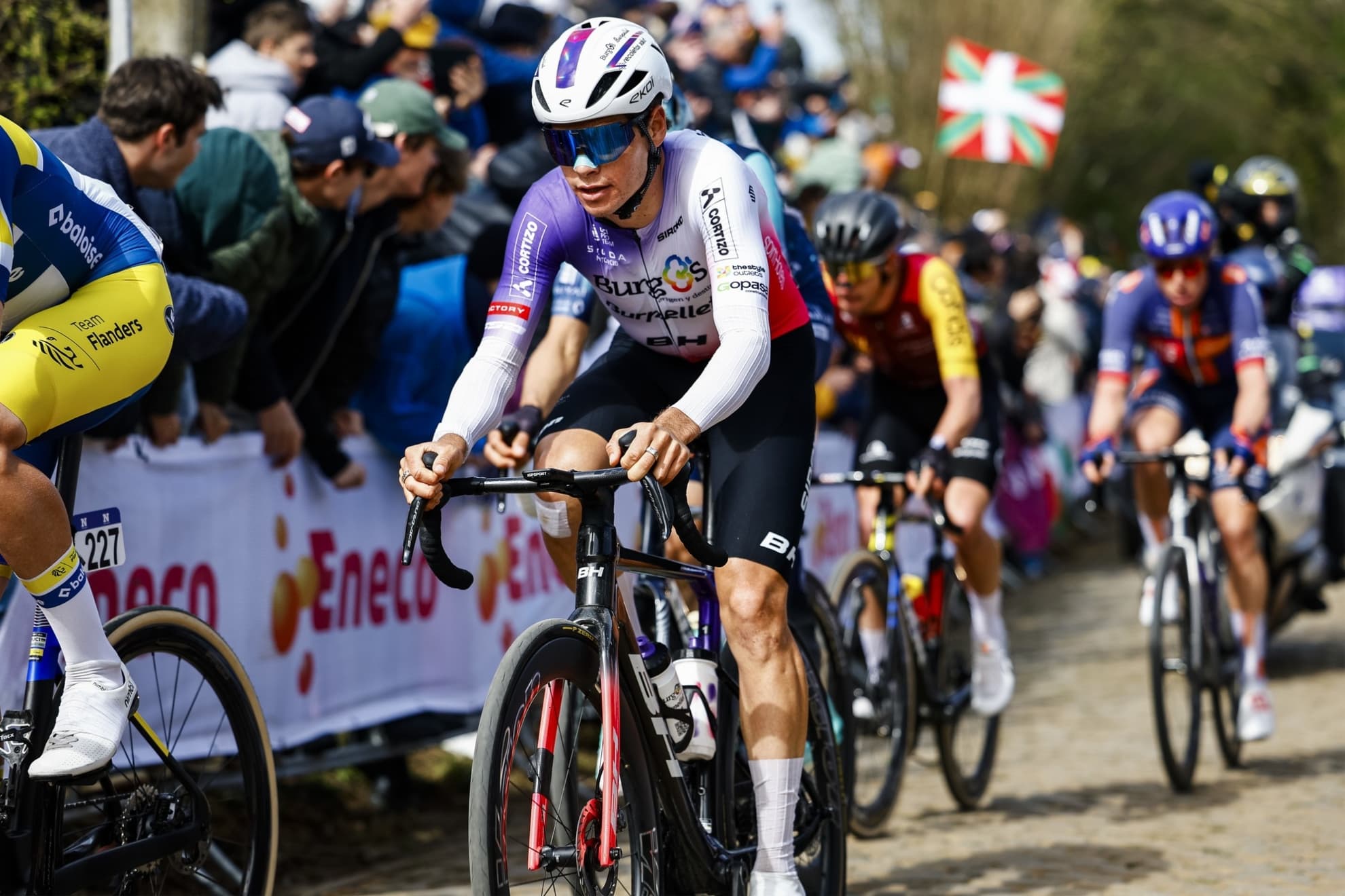 Eric Fagúndez completó una destacadísima actuación desde la fuga. Foto: Dion Kerckhoffs / Sprint Cycling Agency
