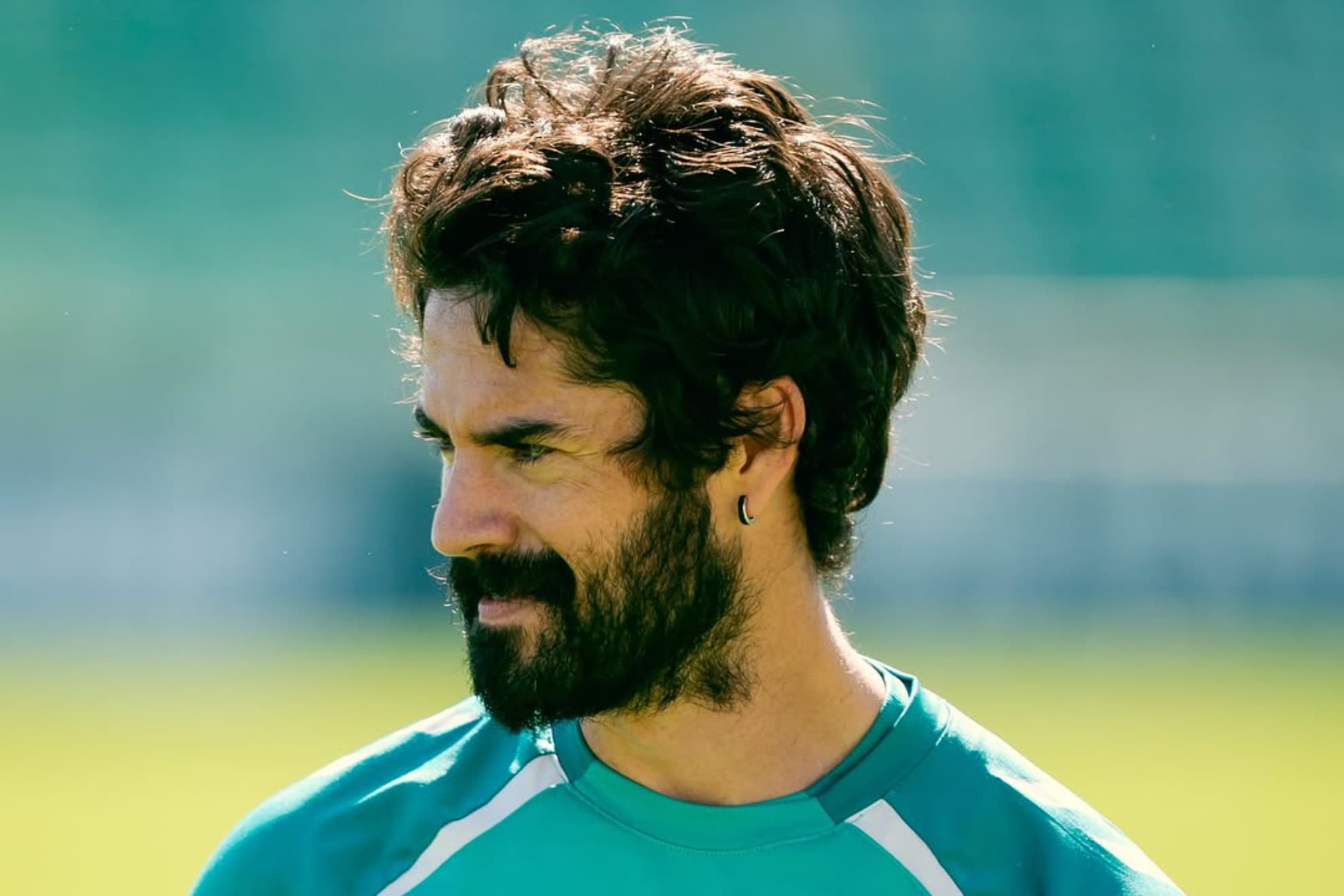 Isco, entrenándose con el Betis