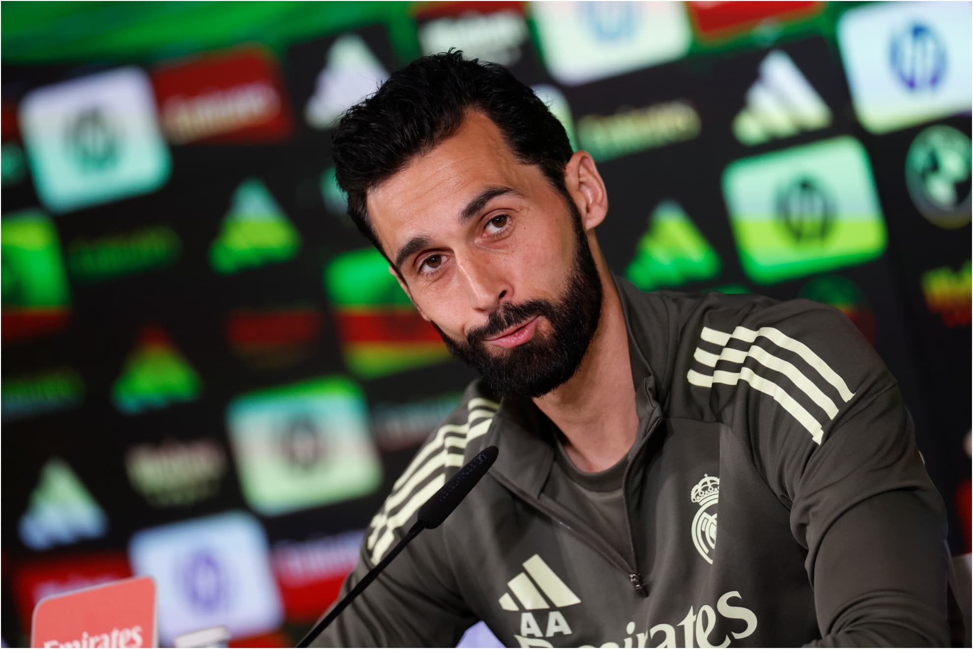 Álvaro Arbeloa, en rueda de prensa.