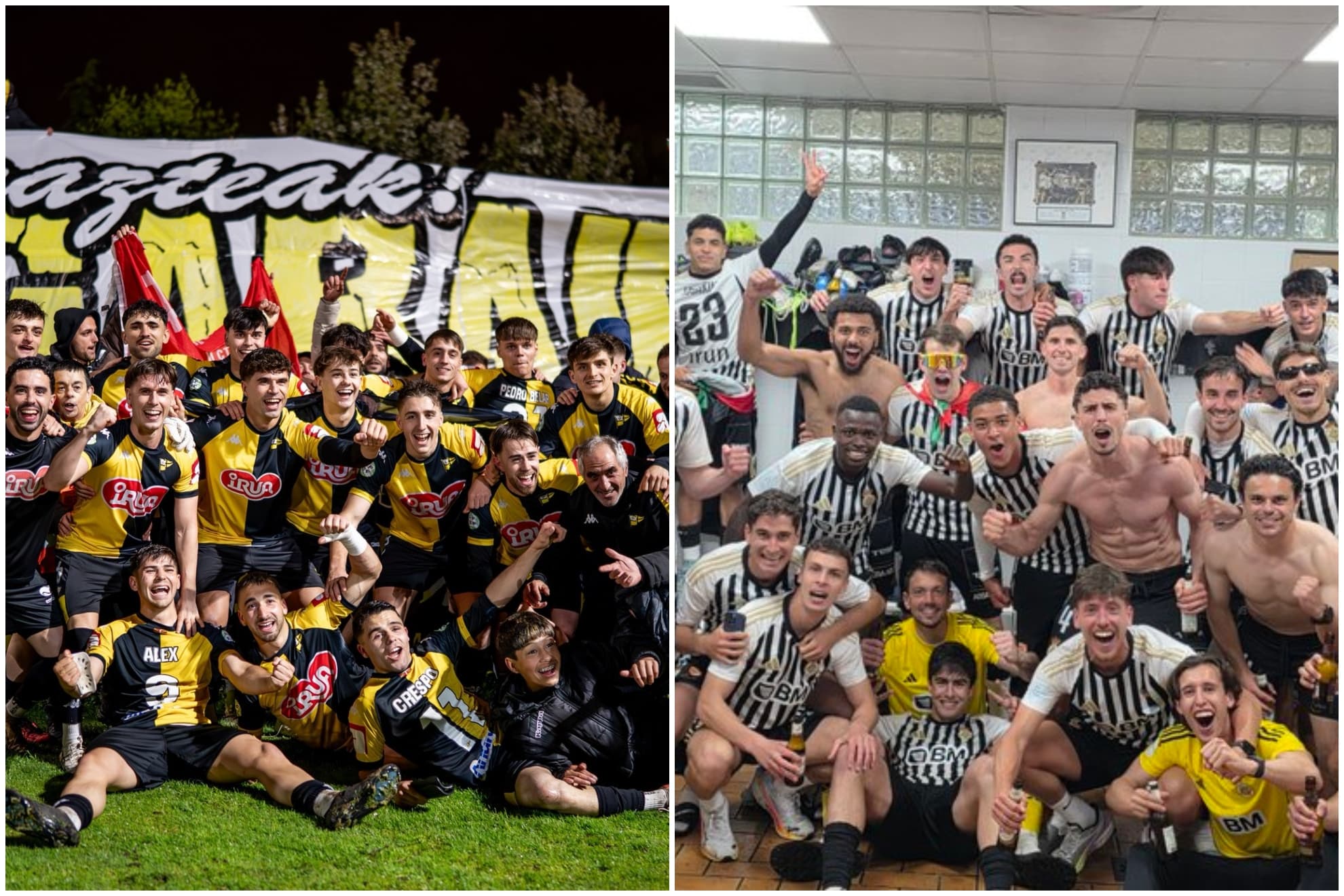 Portugalete y Real Unión celebran el ascenso