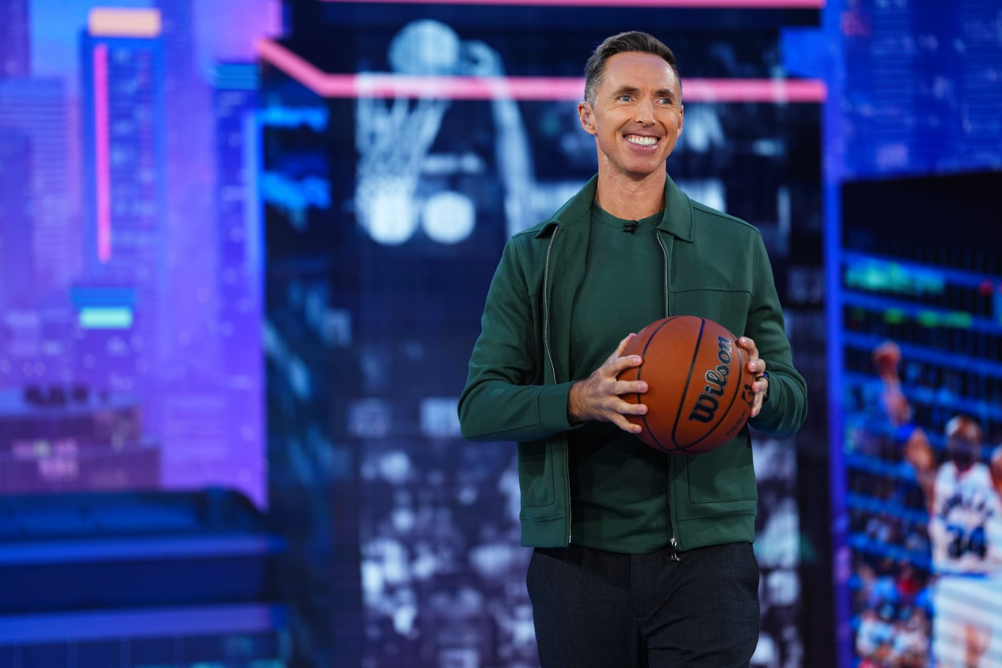 Steve Nash, comentarista de la NBA para Prime.