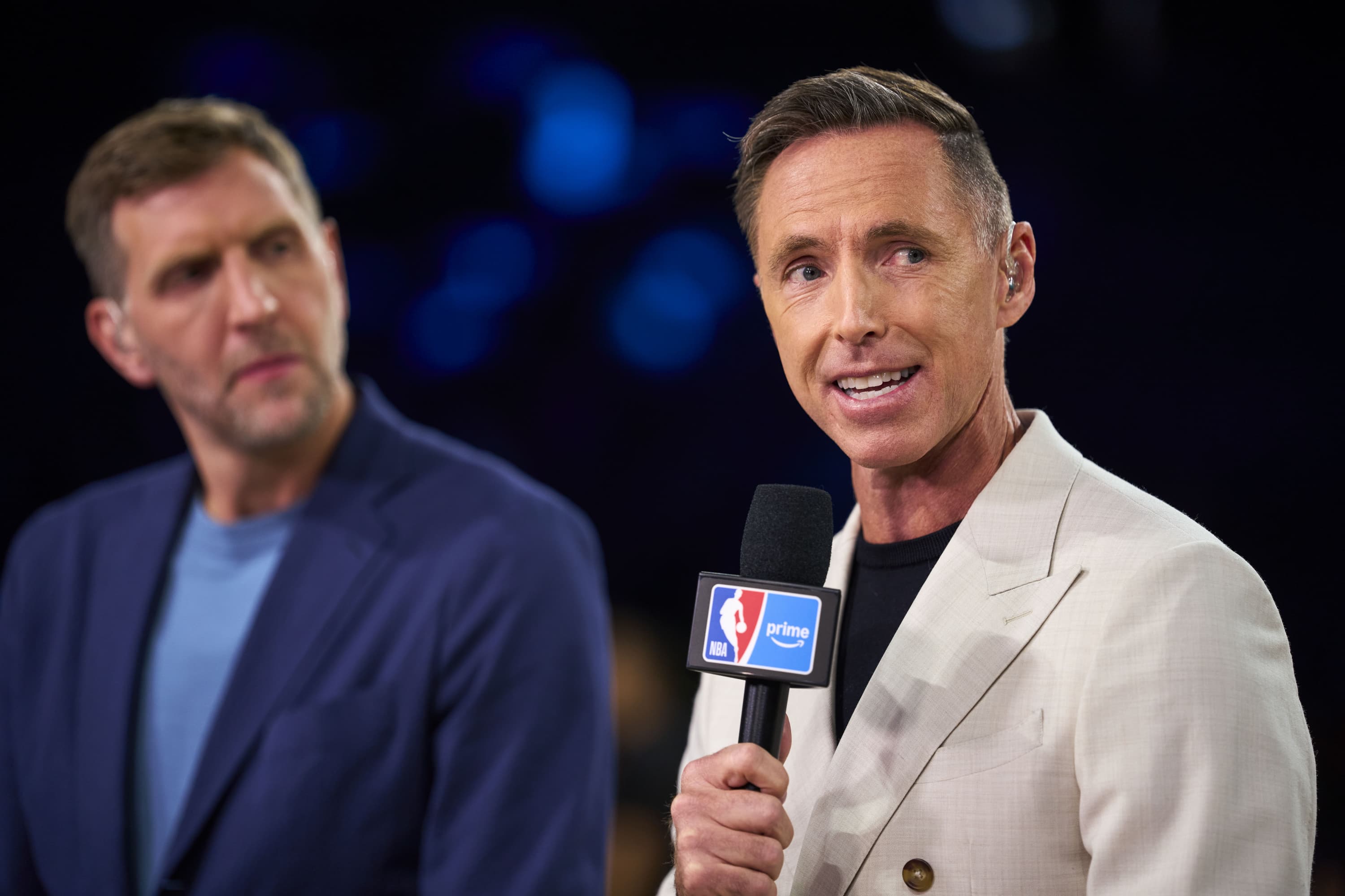 Steve Nash y Dirk Nowitzki.