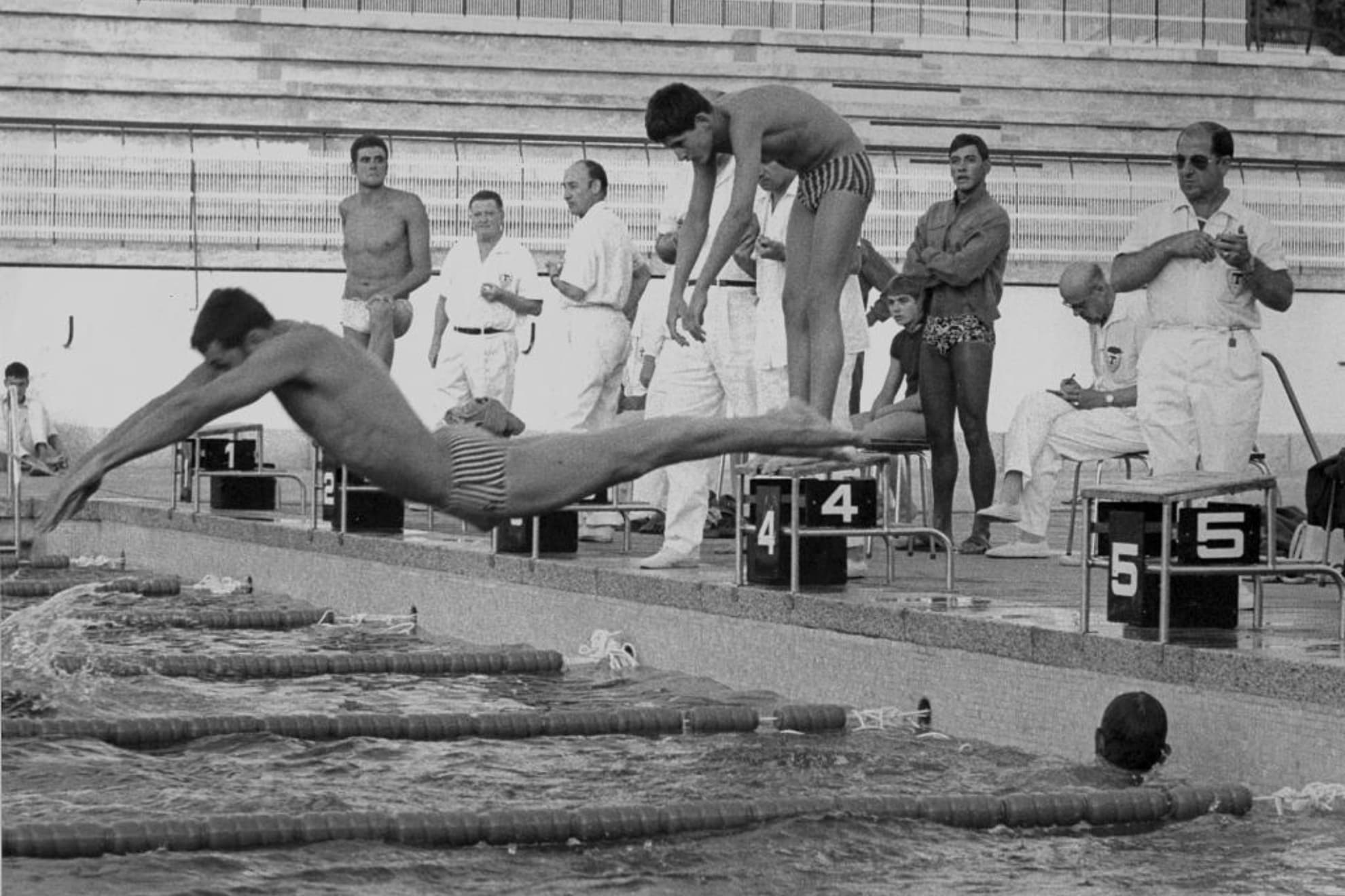 Santiago Esteva, en unos Campeonatos de España