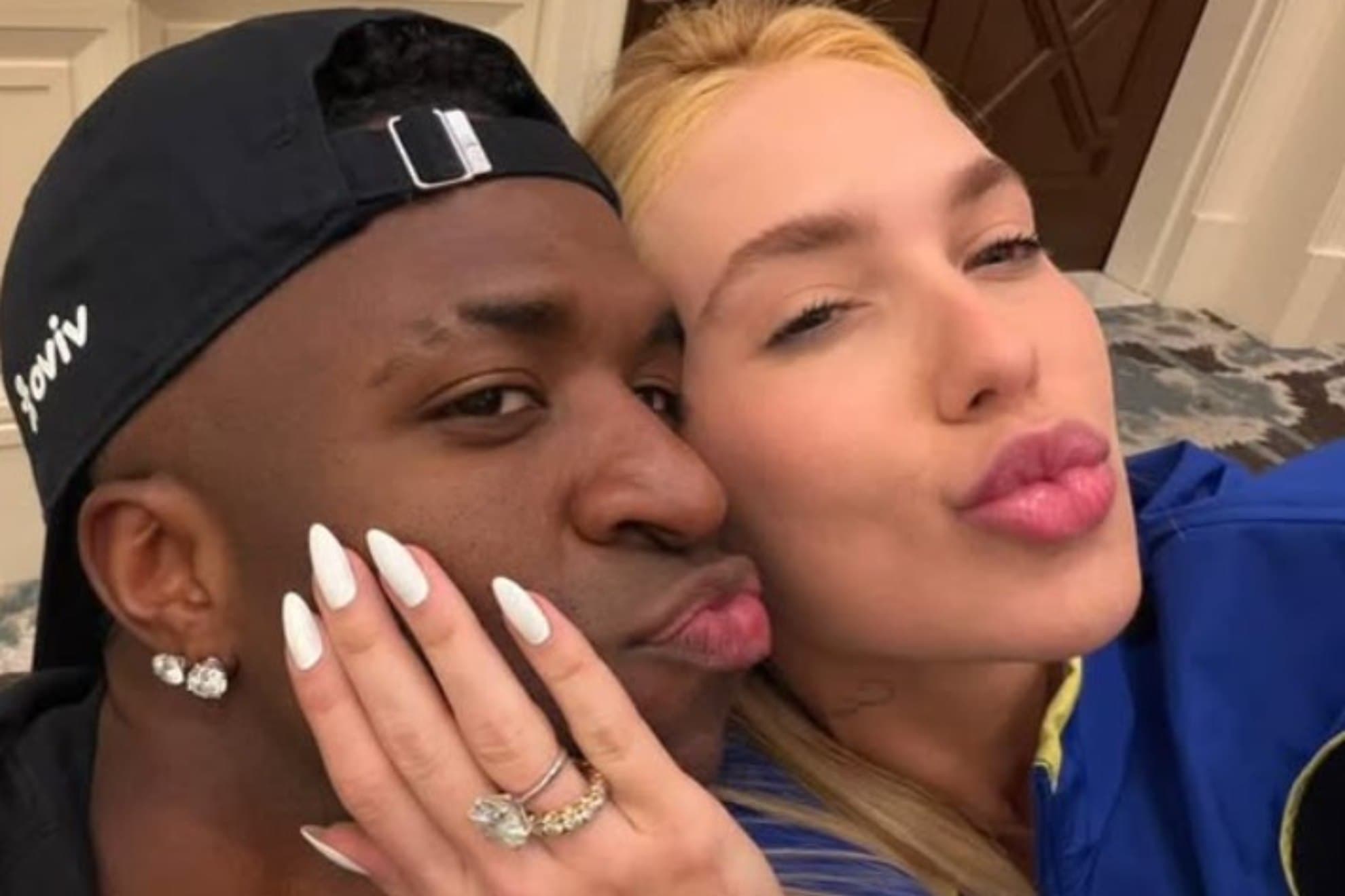 Vinicius Jr y su novia, Virginia Fonseca