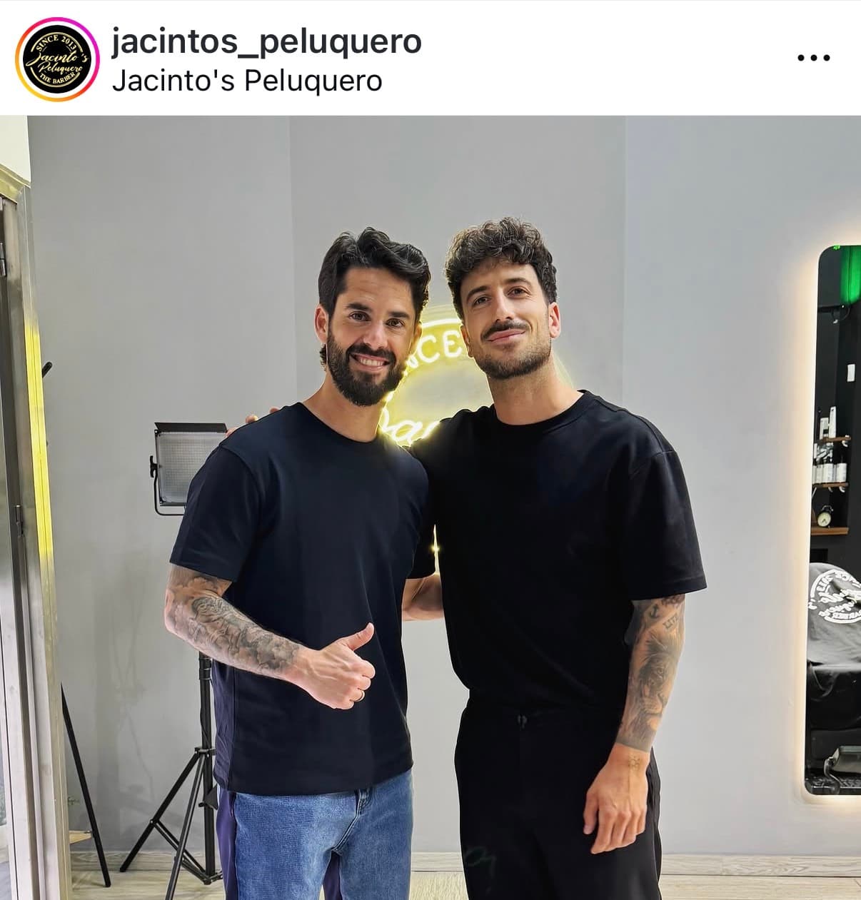 Isco, tras su cambio de 'look' antes de viajar a Braga