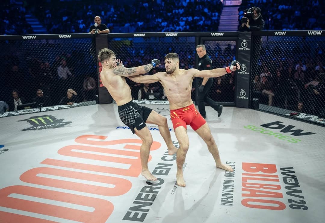 Antonio Fofirca, en su último combate ante Dara O'Sullivan.