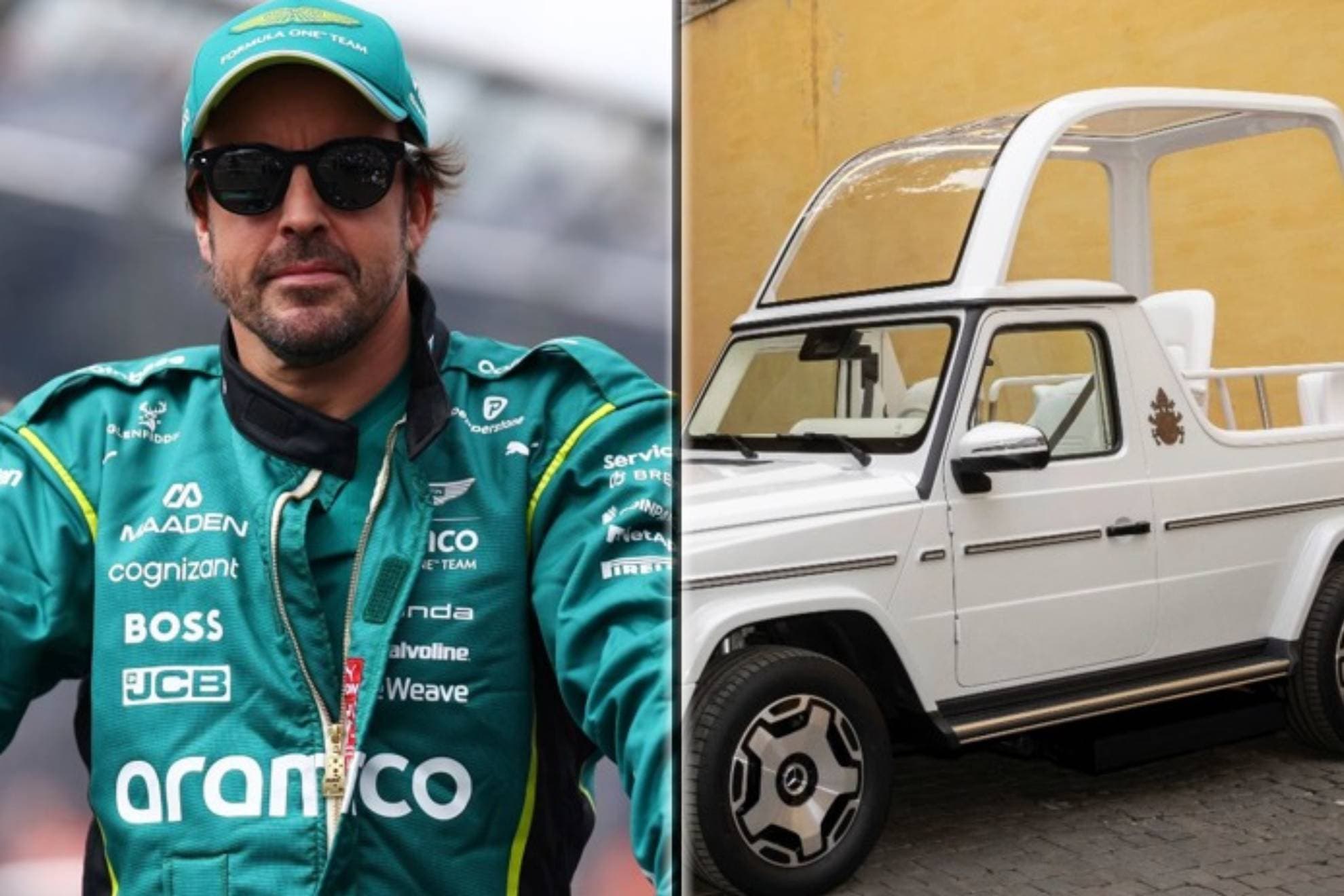 El Vaticano le negó a Fernando Alonso la opción de conducir el Papamóvil: "Nos dijeron que de ninguna manera"