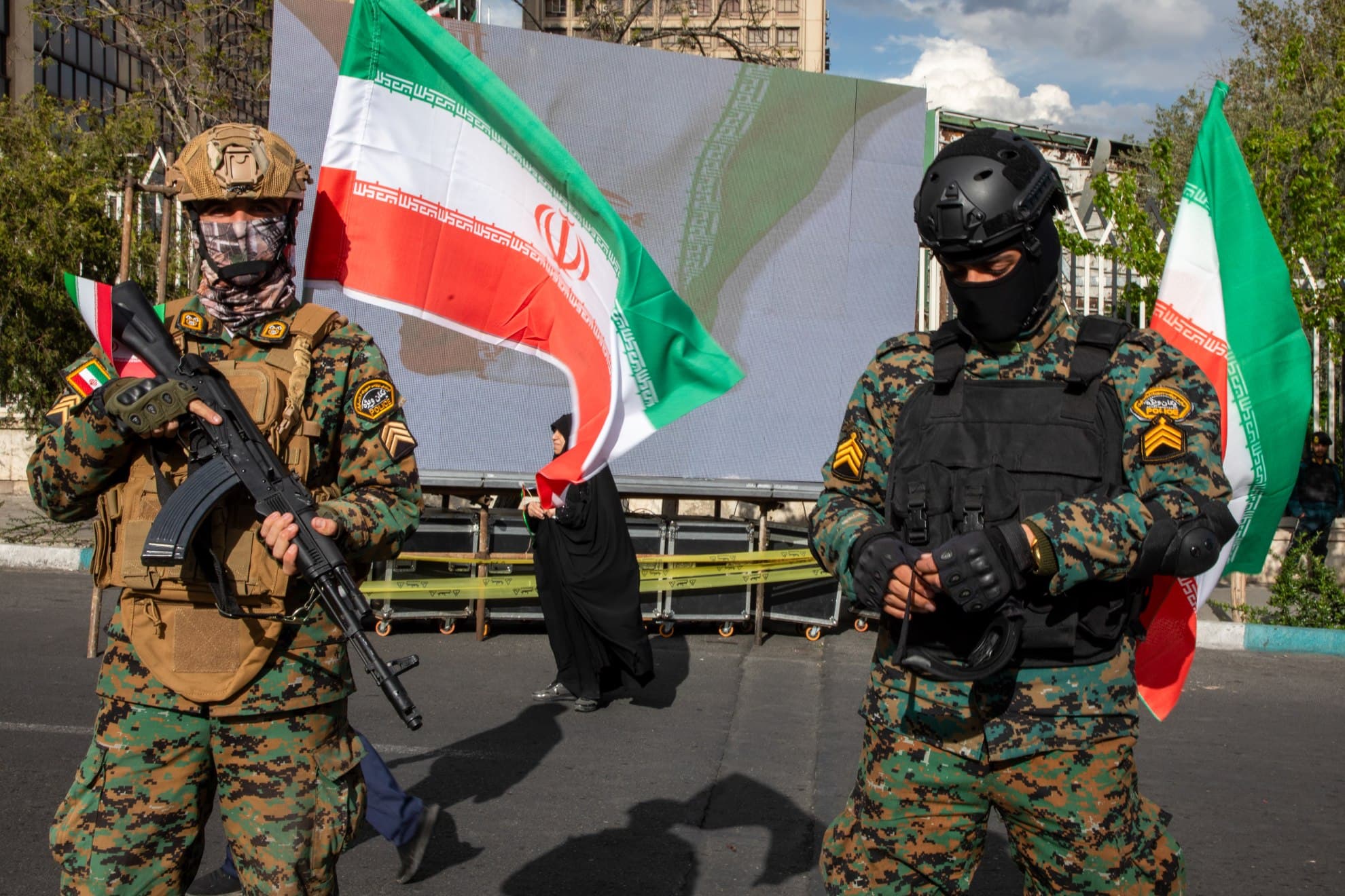 Miembros de las Fuerzas de Seguridad iranís