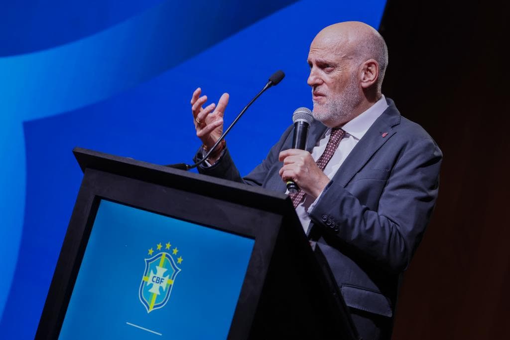 Javier Tebas, durante un acto.
