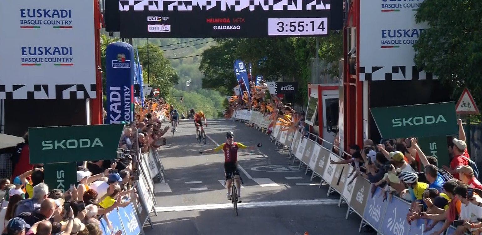 Aranburu entra ganador en la cuarta etapa de la Itzulia.