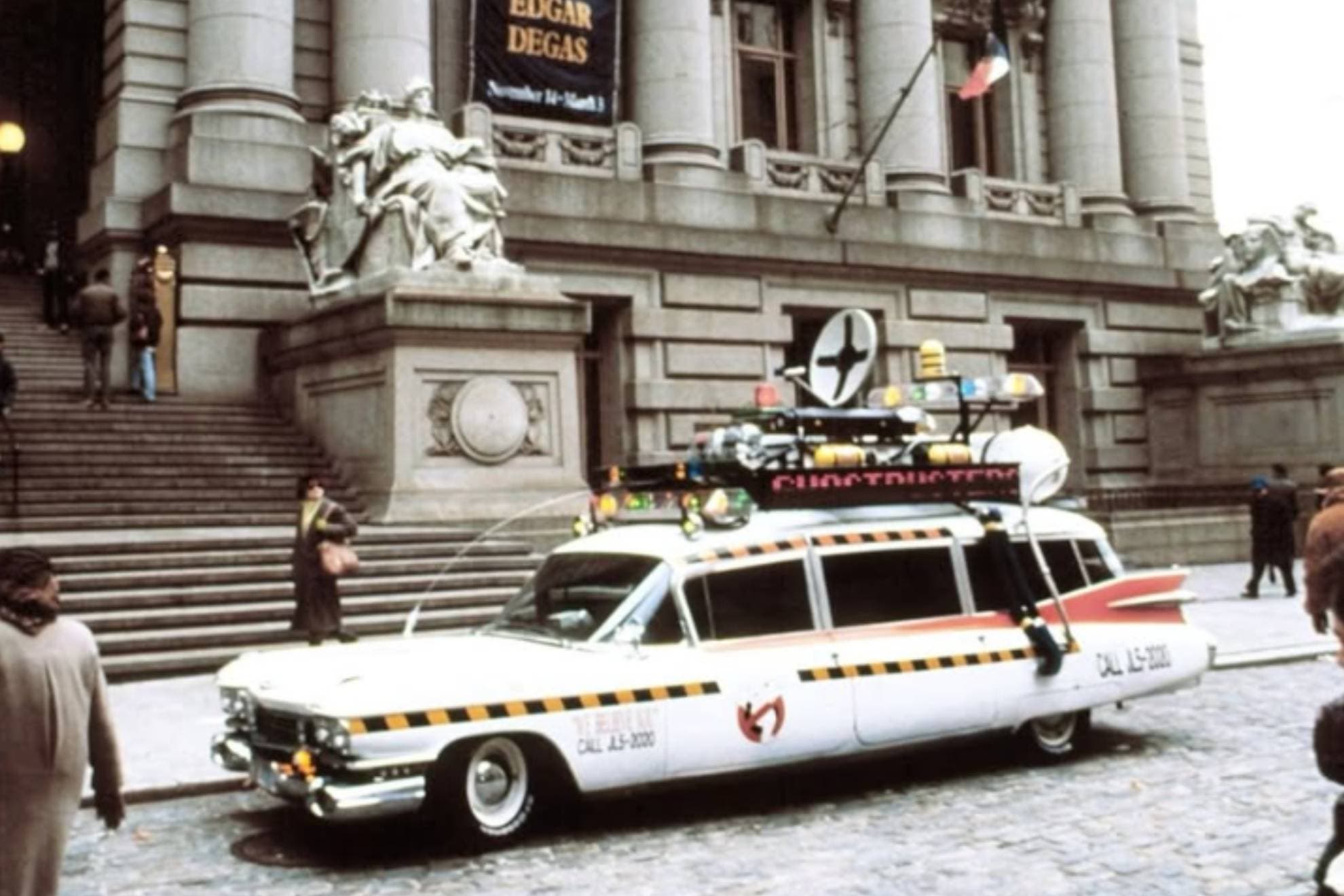 El coche, nuna imagen recogida en la ciudad de Nueva York.