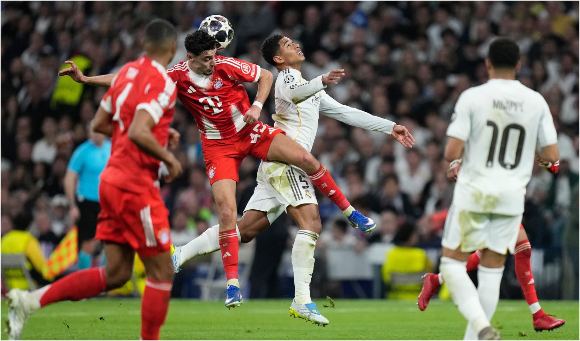 Un lance del pasado Real Madrid - Bayern.