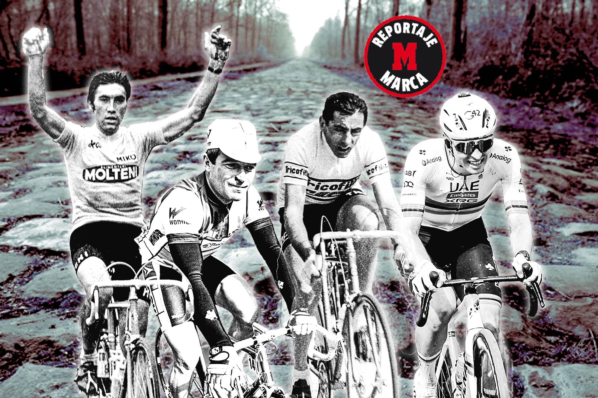 Tadej Pogacar y la París-Roubaix.